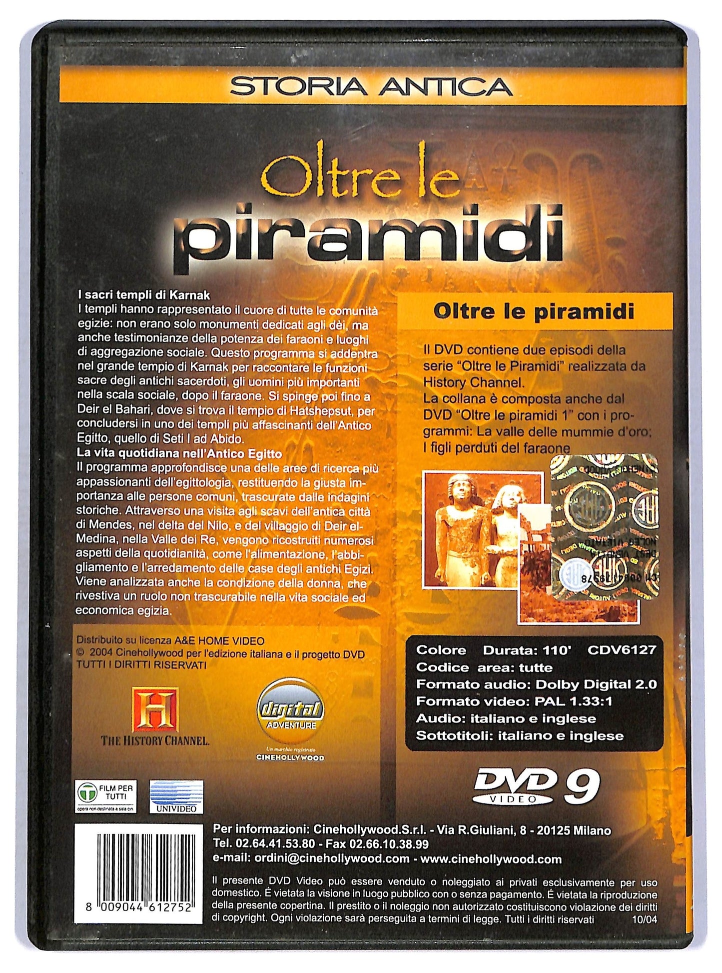 EBOND Oltre le piramidi DVD D756663