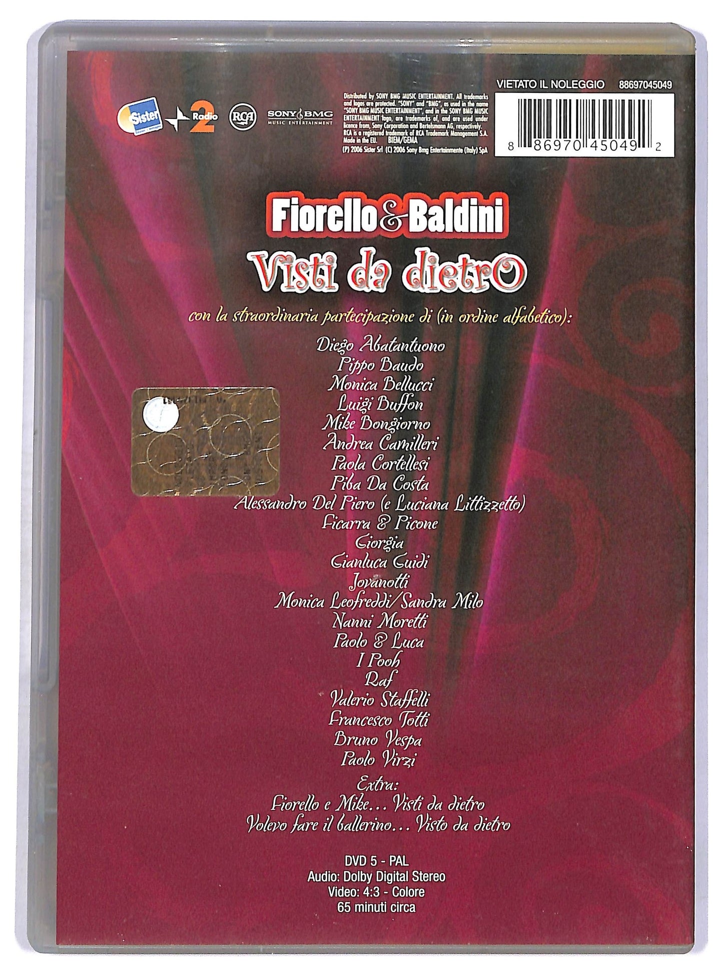 EBOND fiorello e baldini - visti da dietro DVD D756665