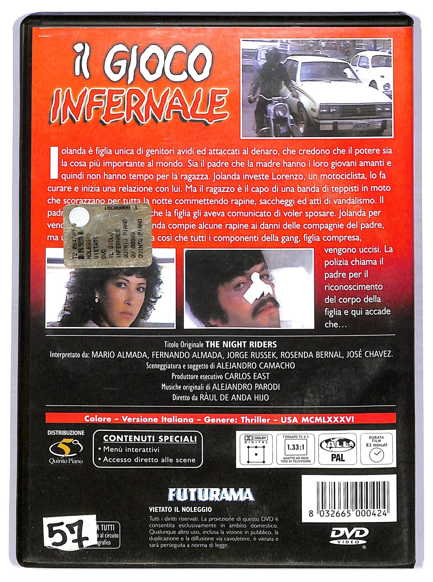 EBOND Il Gioco Infernale DVD D756704