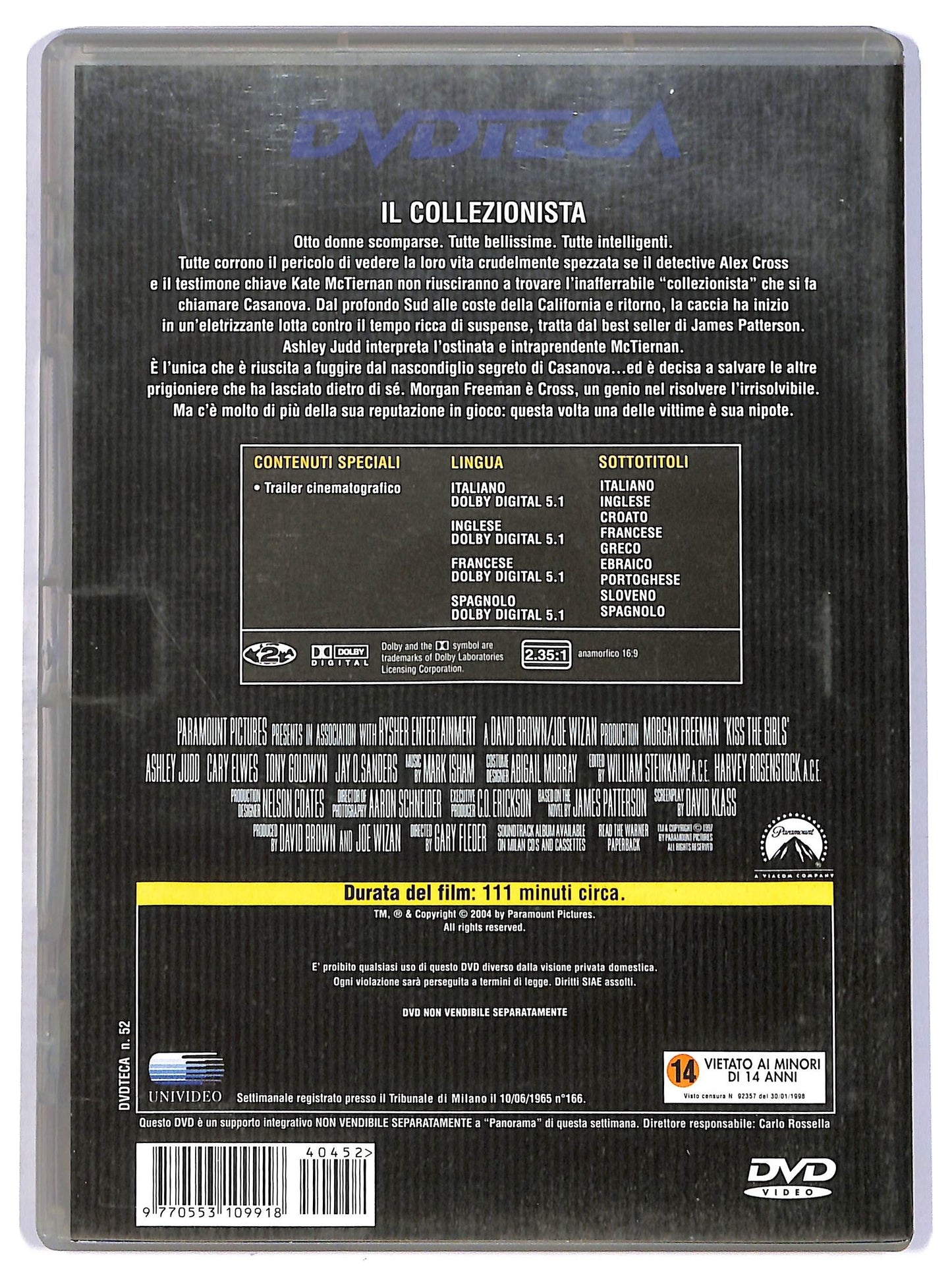EBOND Il collezionista EDITORIALE DVD D756707