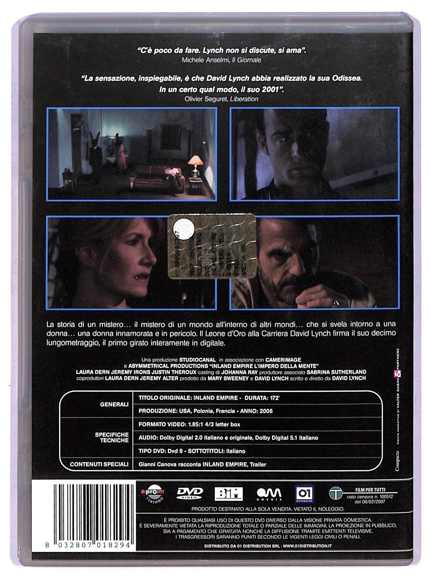 EBOND Inland Empire - L'impero della mente DVD D756833