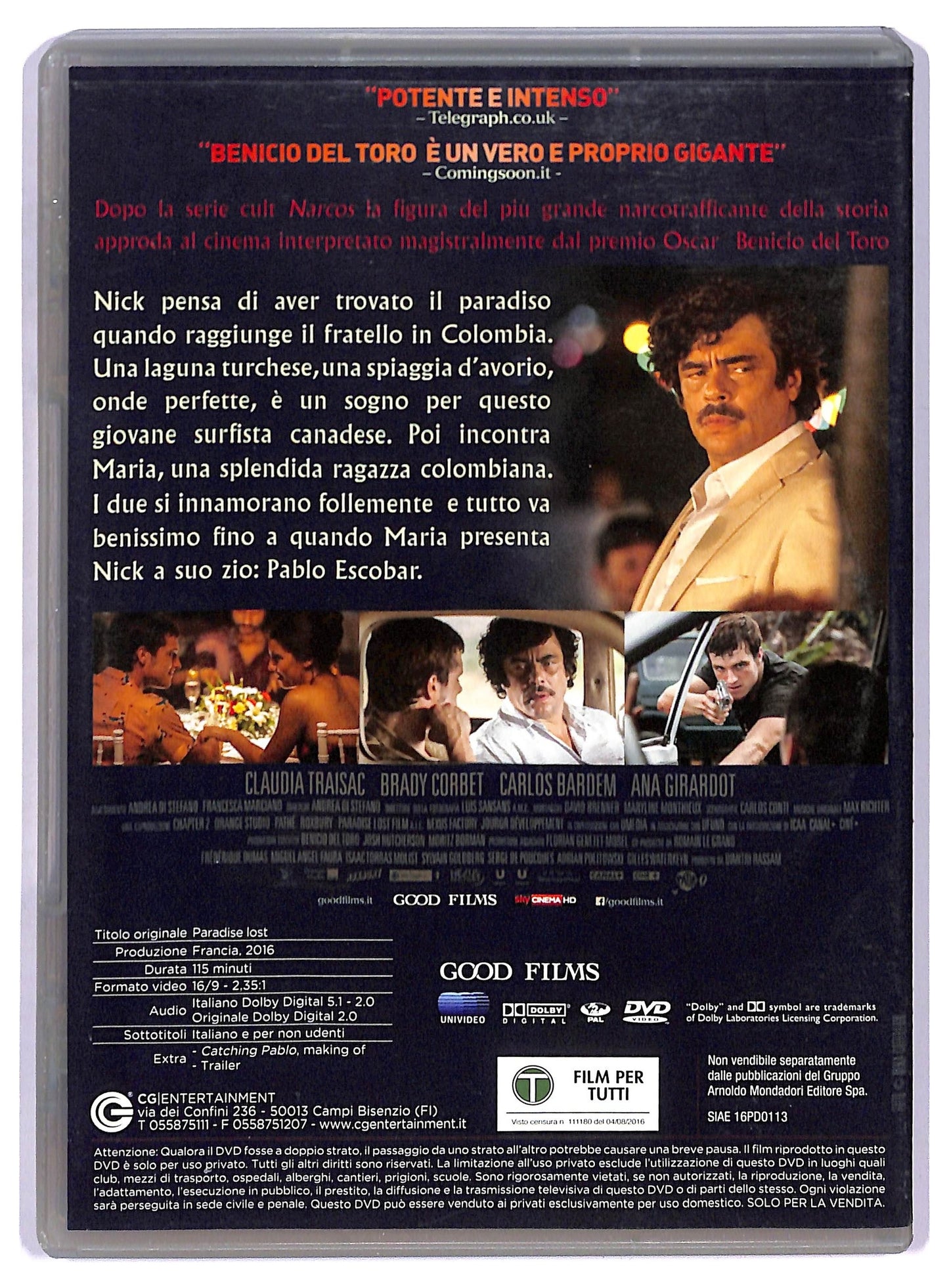 EBOND Escobar EDITORIALE DVD D757052