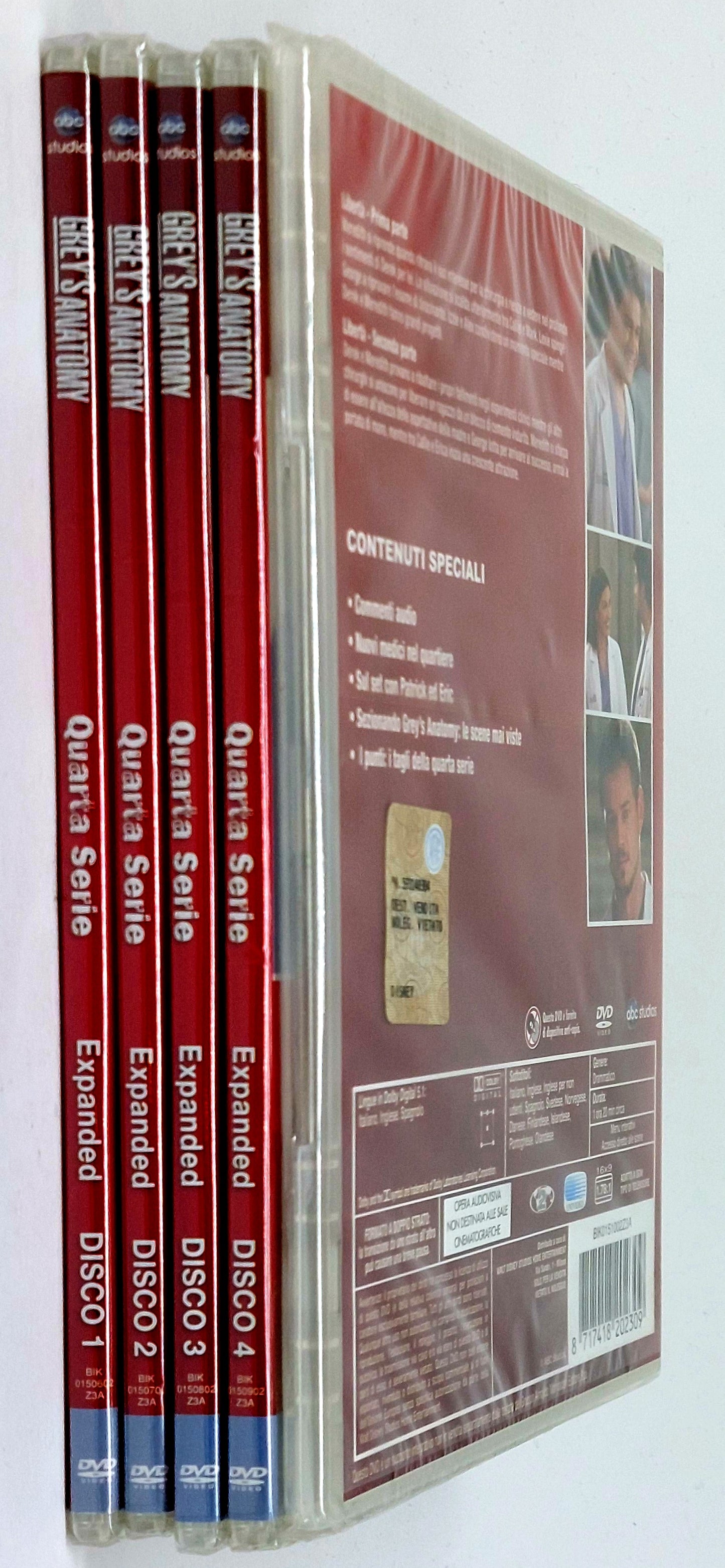EBOND Grey's Anatomy Stagione 4 - 5 dvd Collezione EDITORIALE DVD D757308