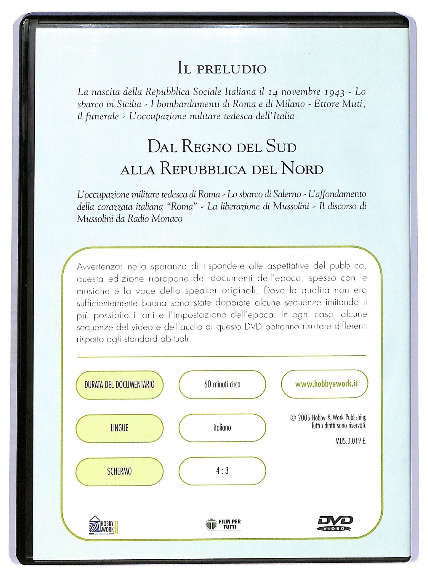 EBOND Mussolini e il fascismo - Il Preludio EDITORIALE DVD D757605
