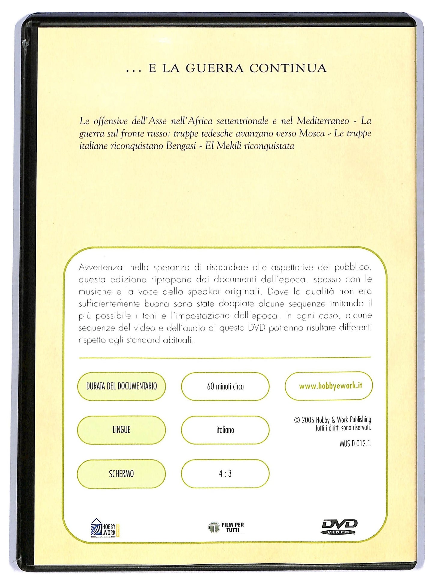 EBOND ... e la guerra continua EDITORIALE DVD D757621