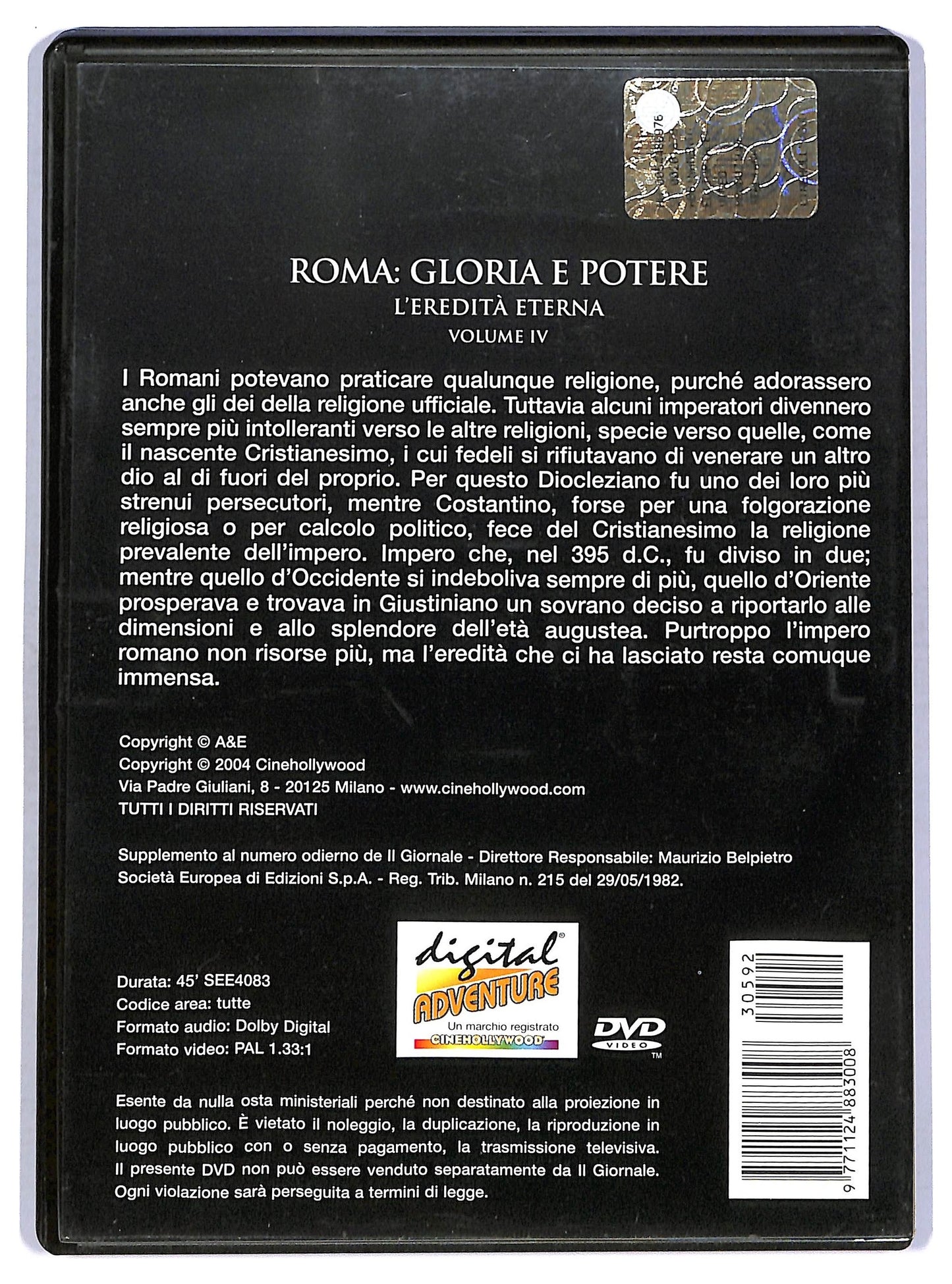 EBOND Roma - Gloria e potere - volume 1 EDITORIALE DVD EDITORIALE D757635