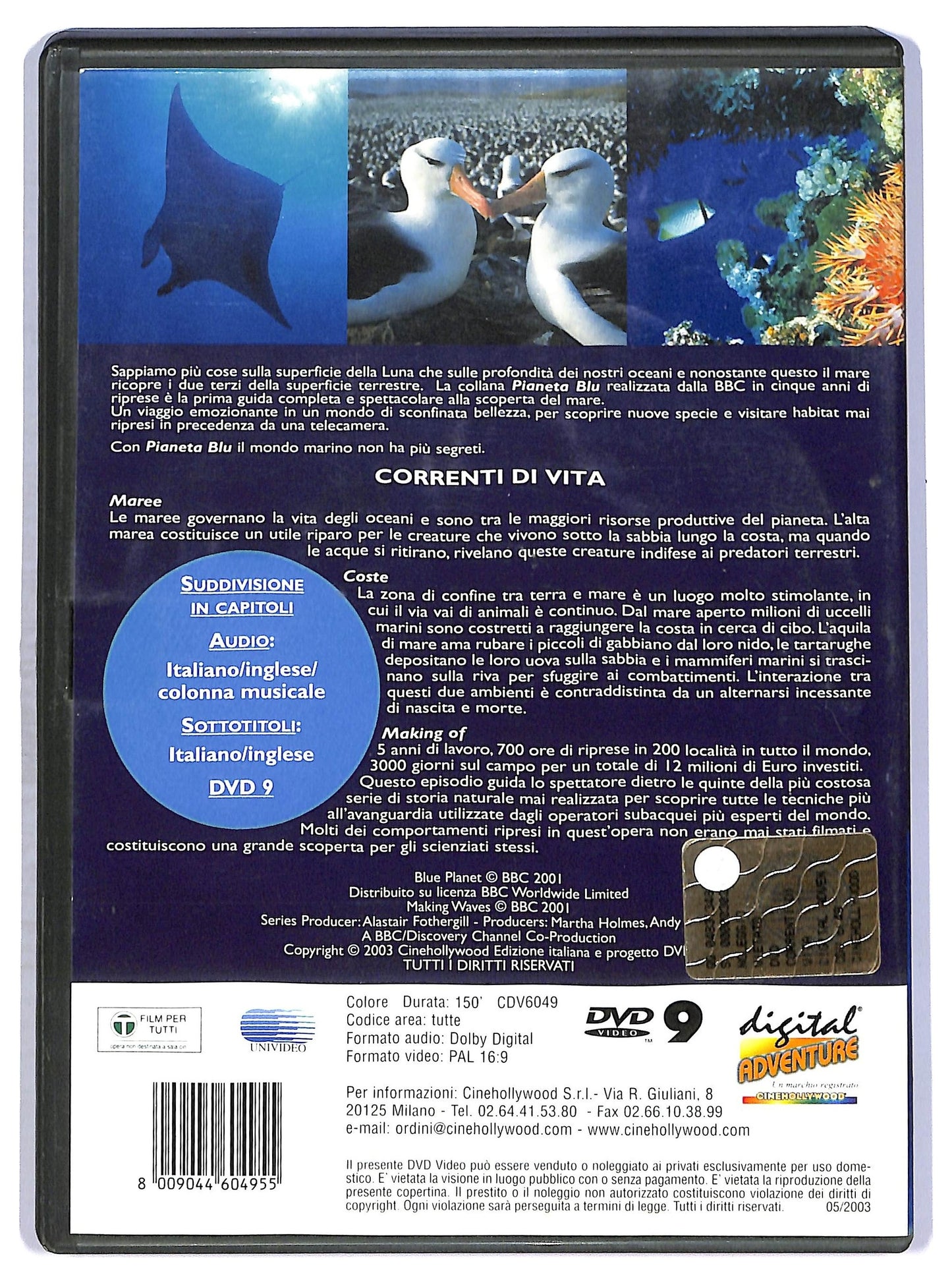 EBOND Pianeta Blu - Correnti Di Vita DVD D757713