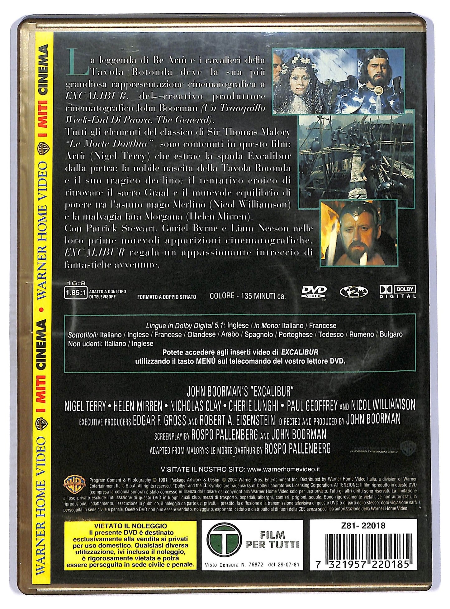 EBOND Excalibur DVD D757739