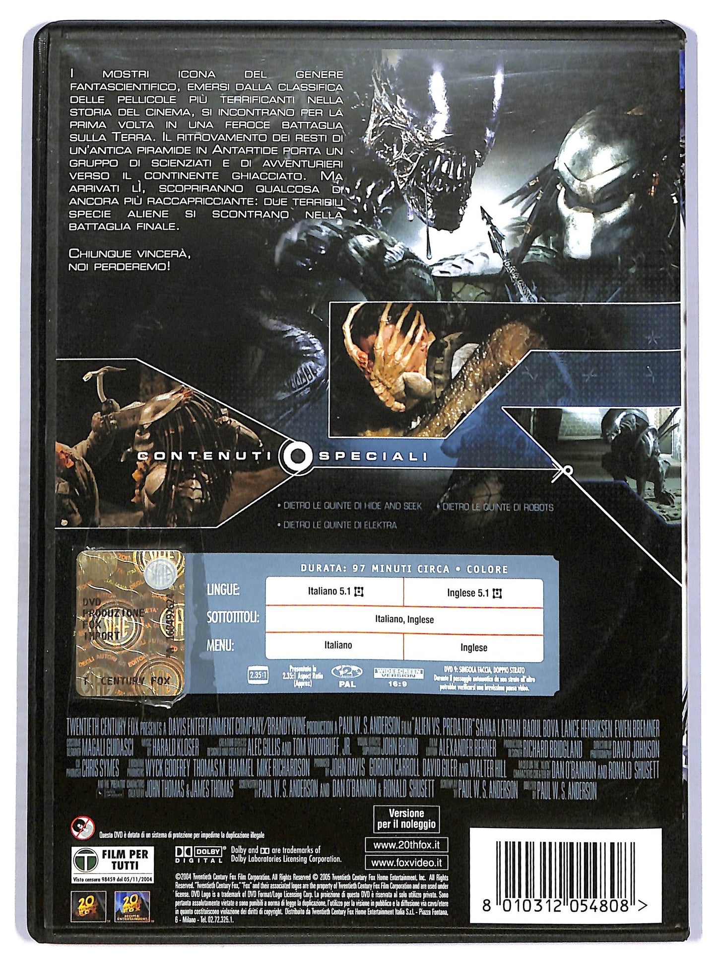 EBOND Alien vs. Predator NOLEGGIO DVD D757809
