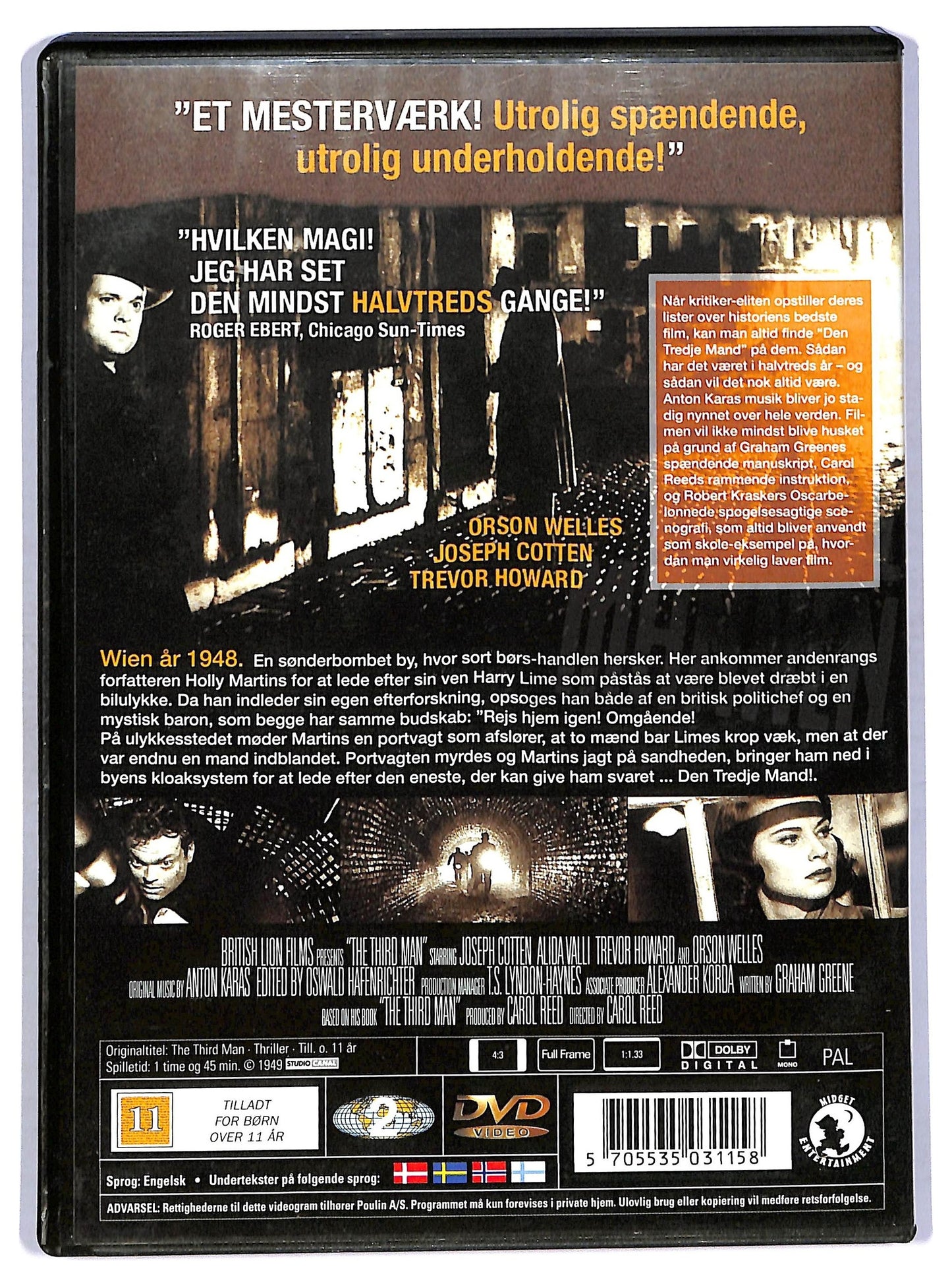 EBOND Den tredje mand DVD D757812
