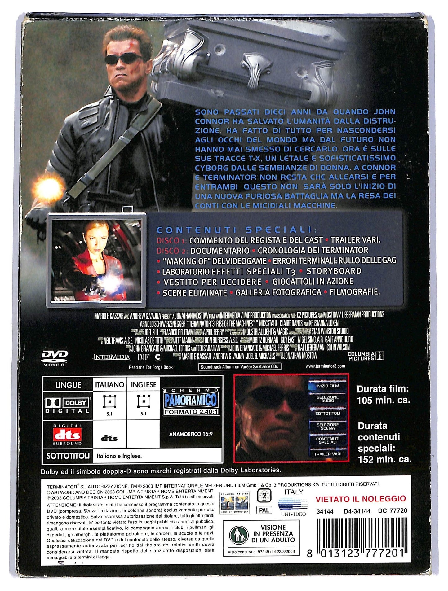 EBOND Terminator 3 - Le macchine ribelli DIGIPACK DVD D757817