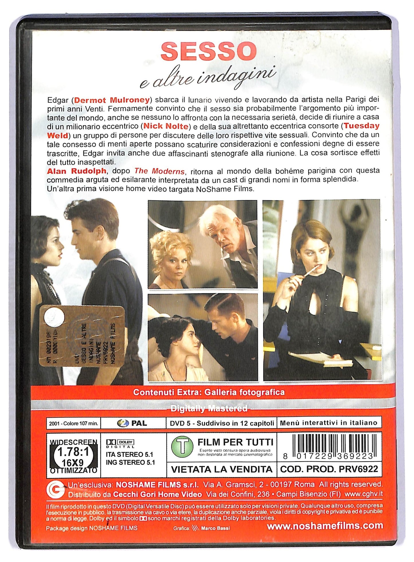 EBOND Sesso ed altre indagini DVD NOLEGGIO D757851