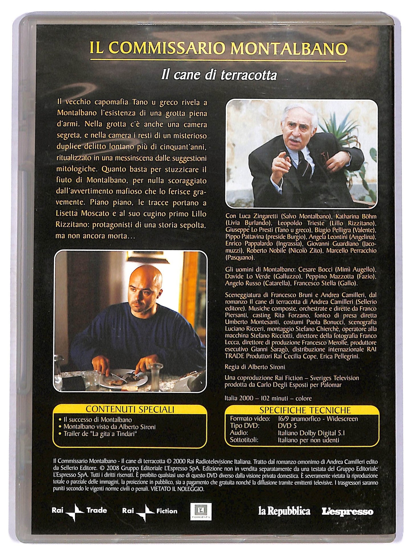 EBOND Il Cane Di Terracotta Il Commissario Montalbano Vol 4 DVD EDITORIALE D757933