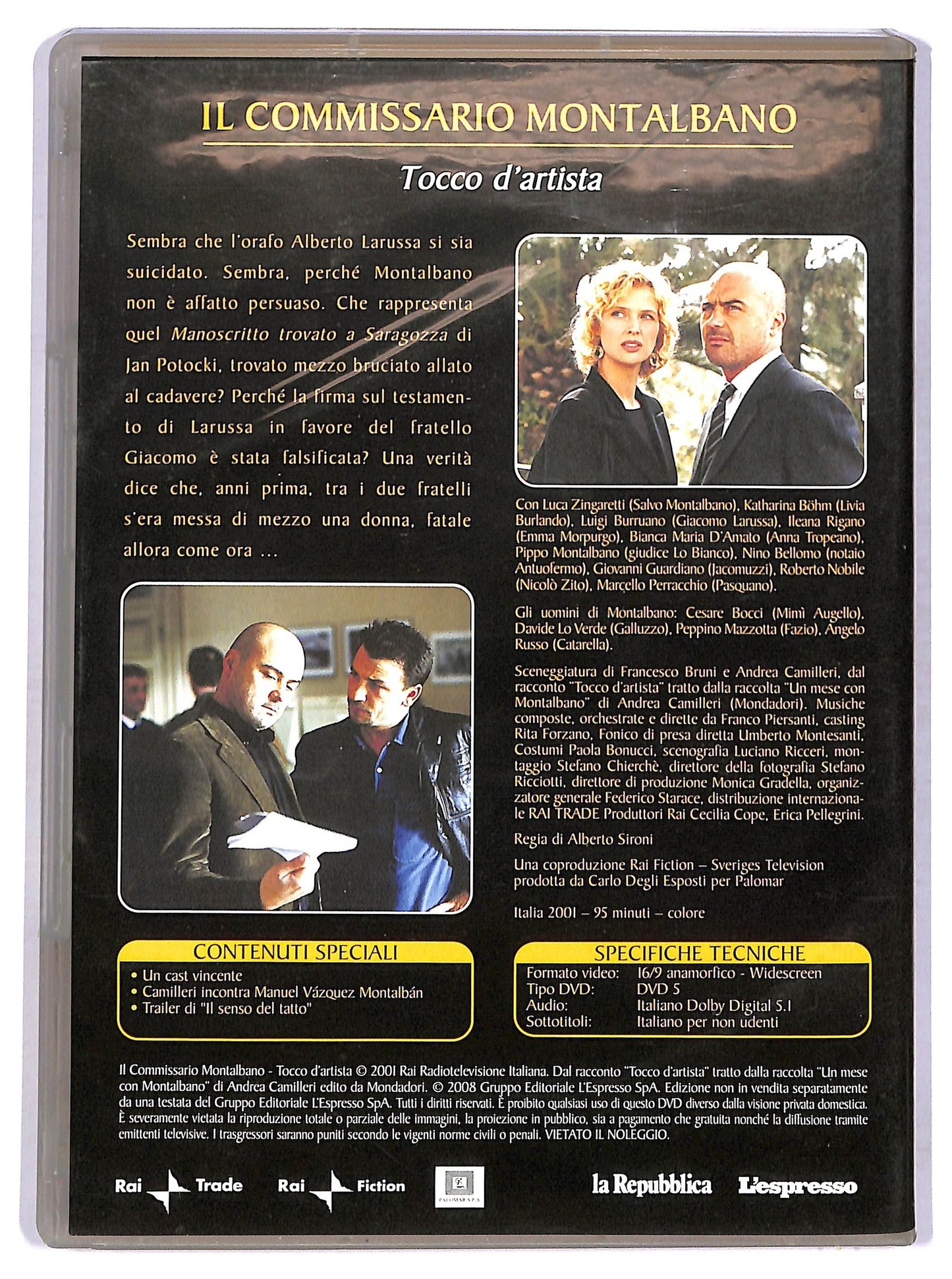 EBOND Il commissario Montalbano Tocco d'artista vol.6 EDITORIALE DVD D757941