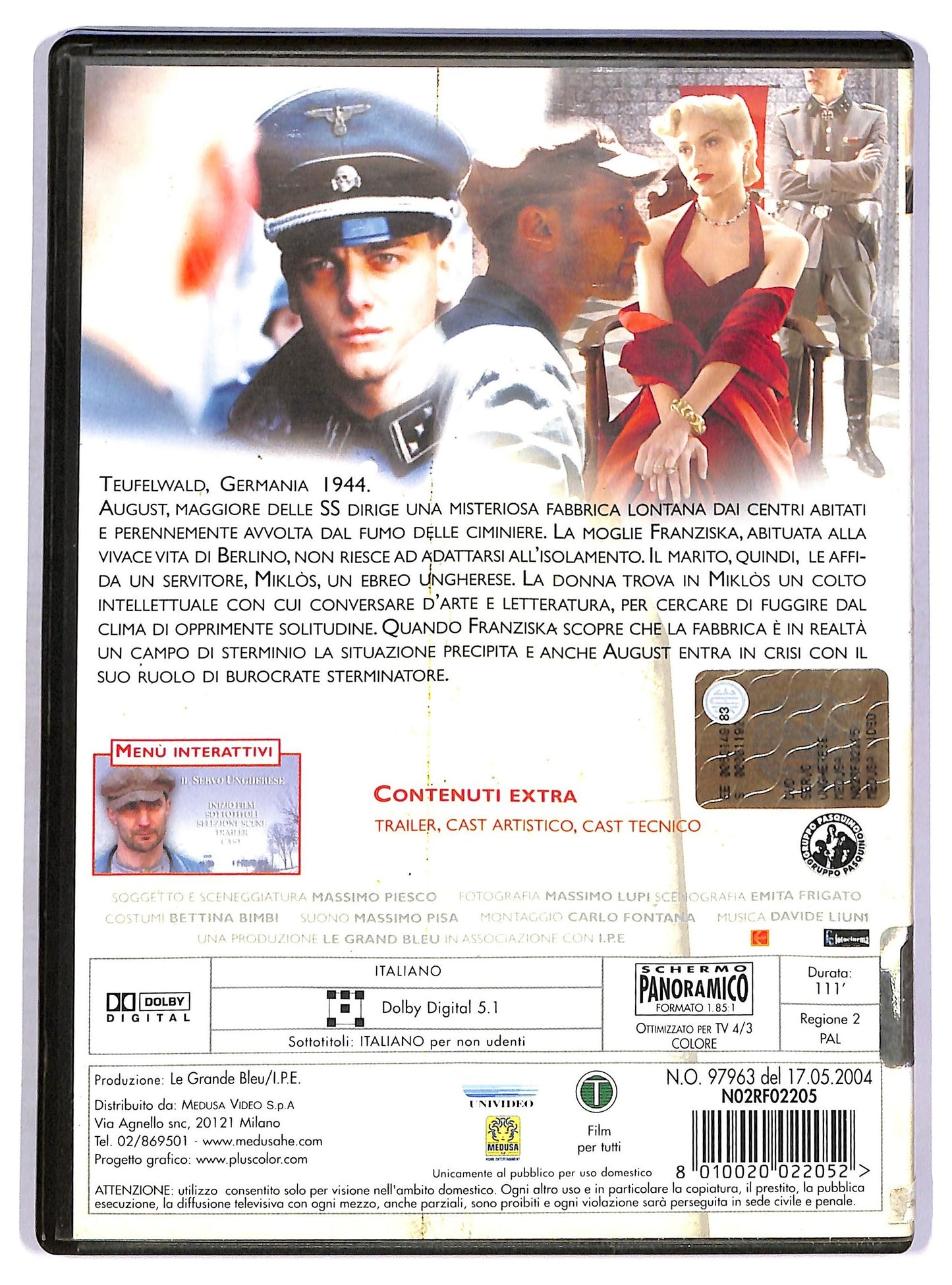 EBOND Il servo ungherese DVD NOLEGGIO D758046