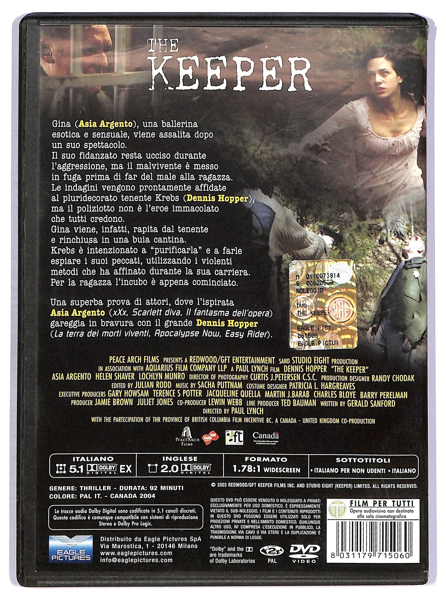 EBOND The Keeper Noleggio DVD D758062