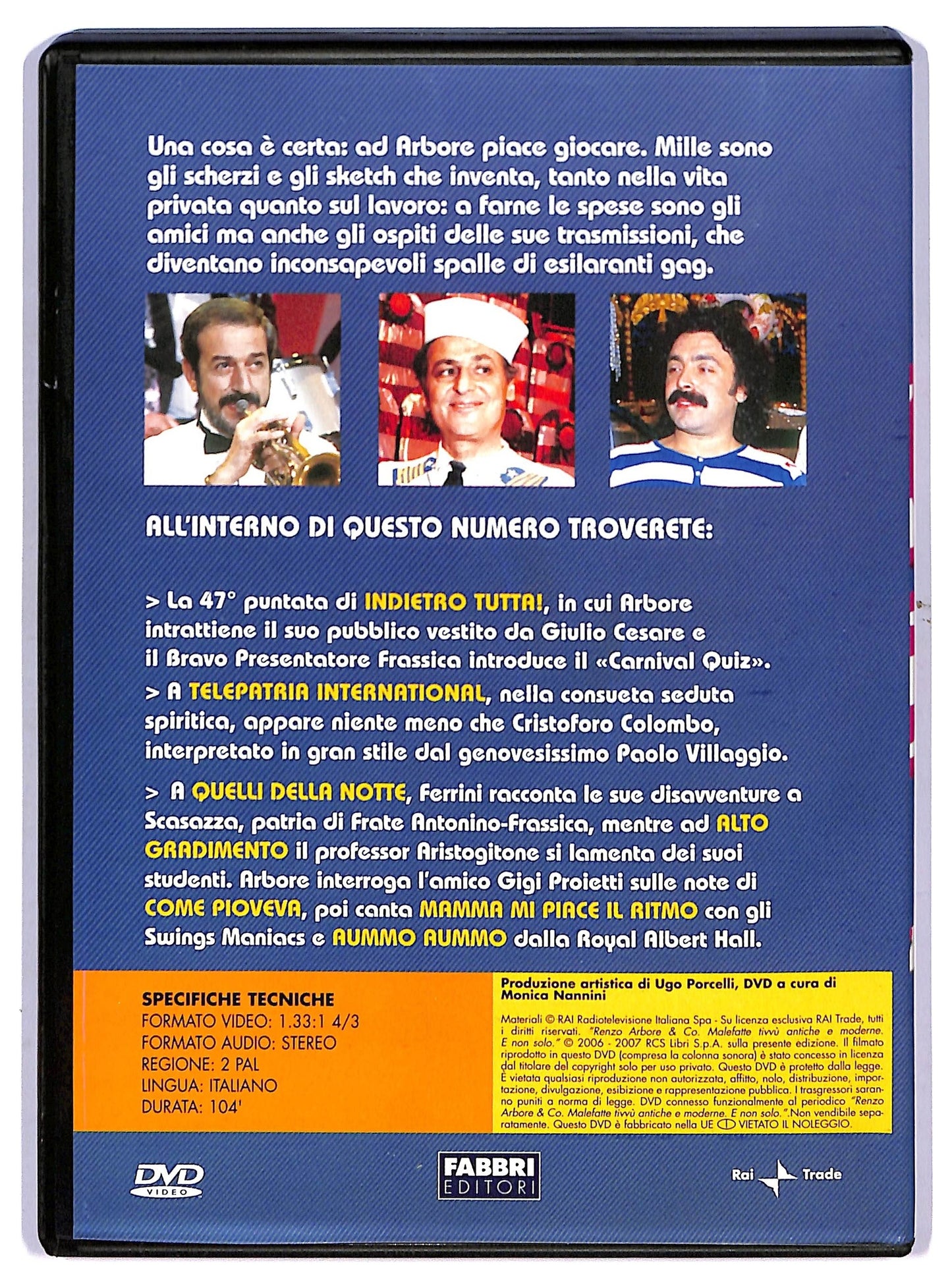 EBOND Renzo Arbore & Co Vol 14 EDITORIALE DVD D758112