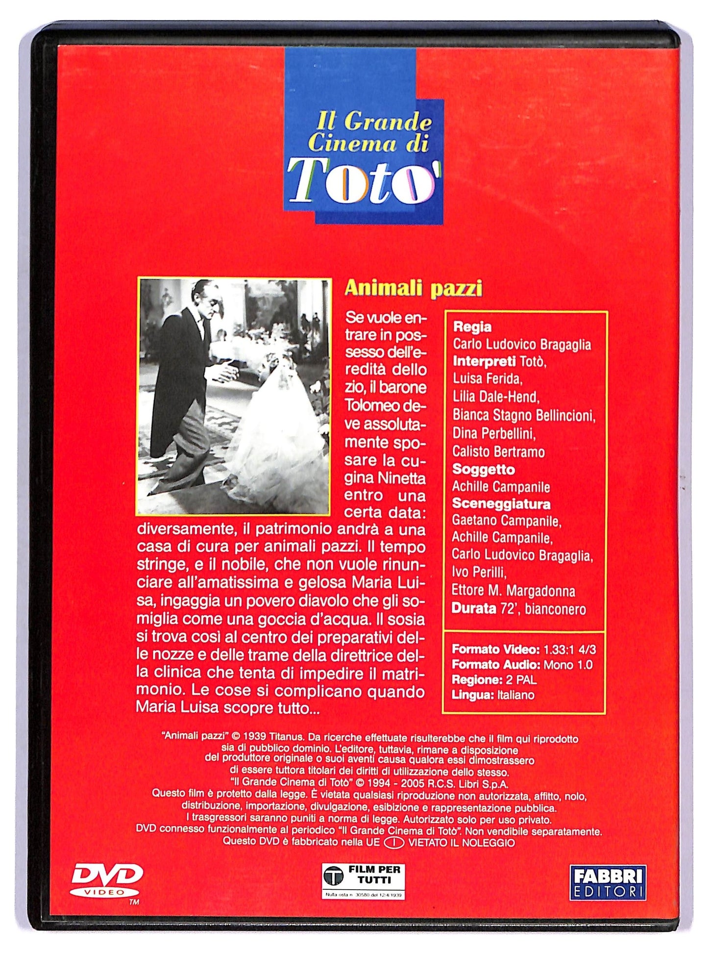 EBOND Animali pazzi EDITORIALE DVD D758115