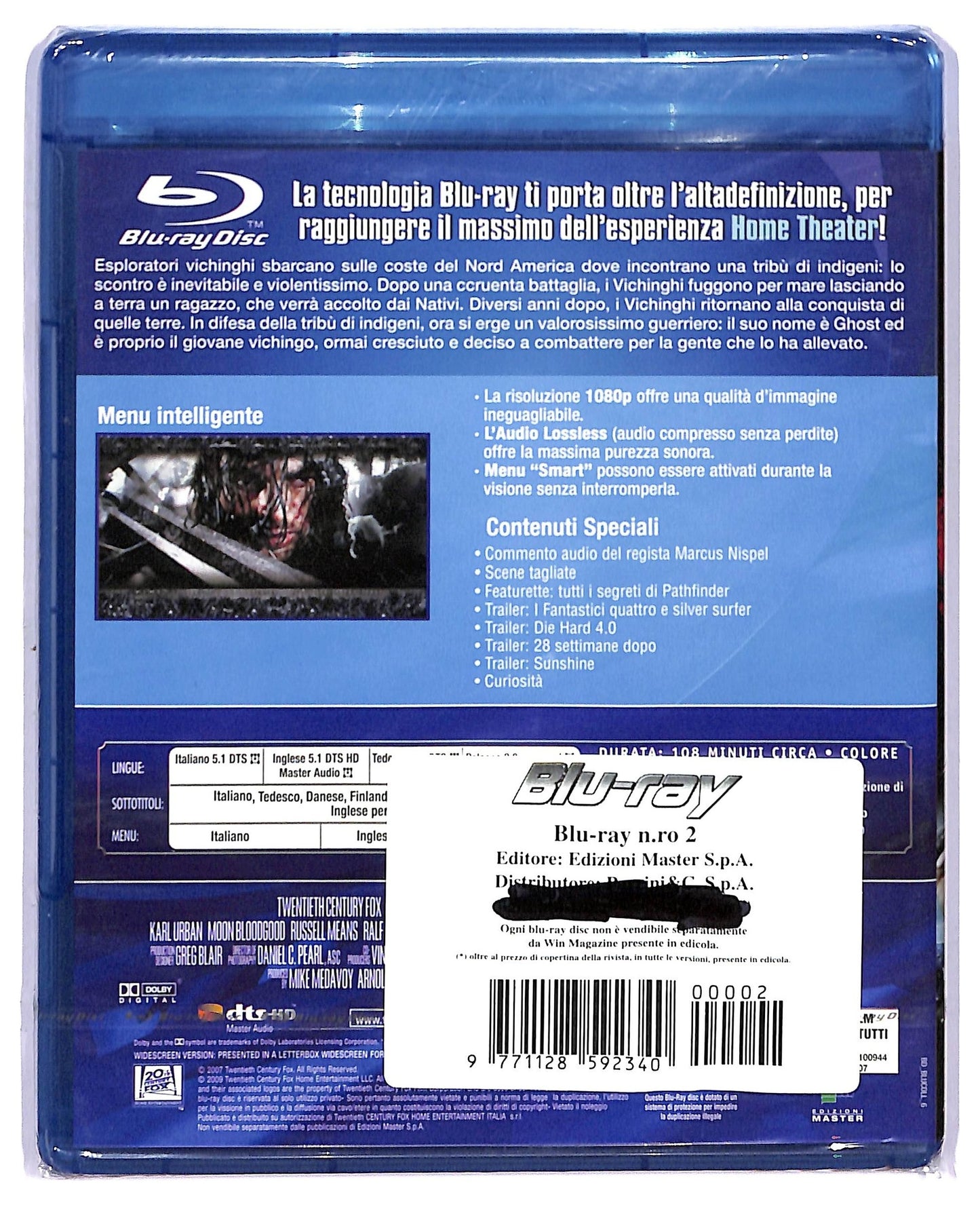 EBOND Pathfinder Unrated EDITORIALE BLURAY D758205
