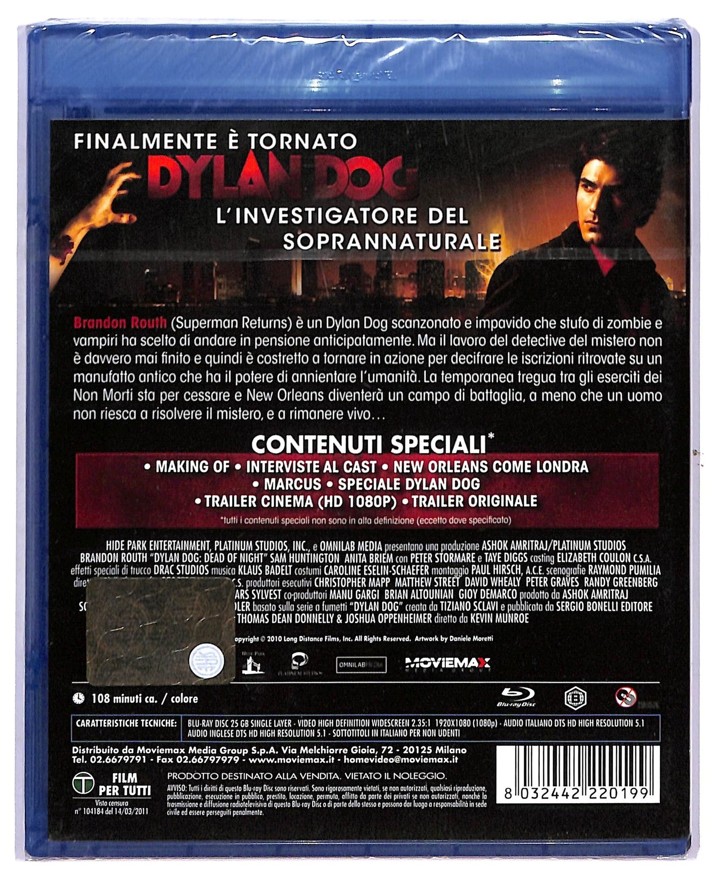 EBOND Dylan Dog - Il film BLURAY D758207