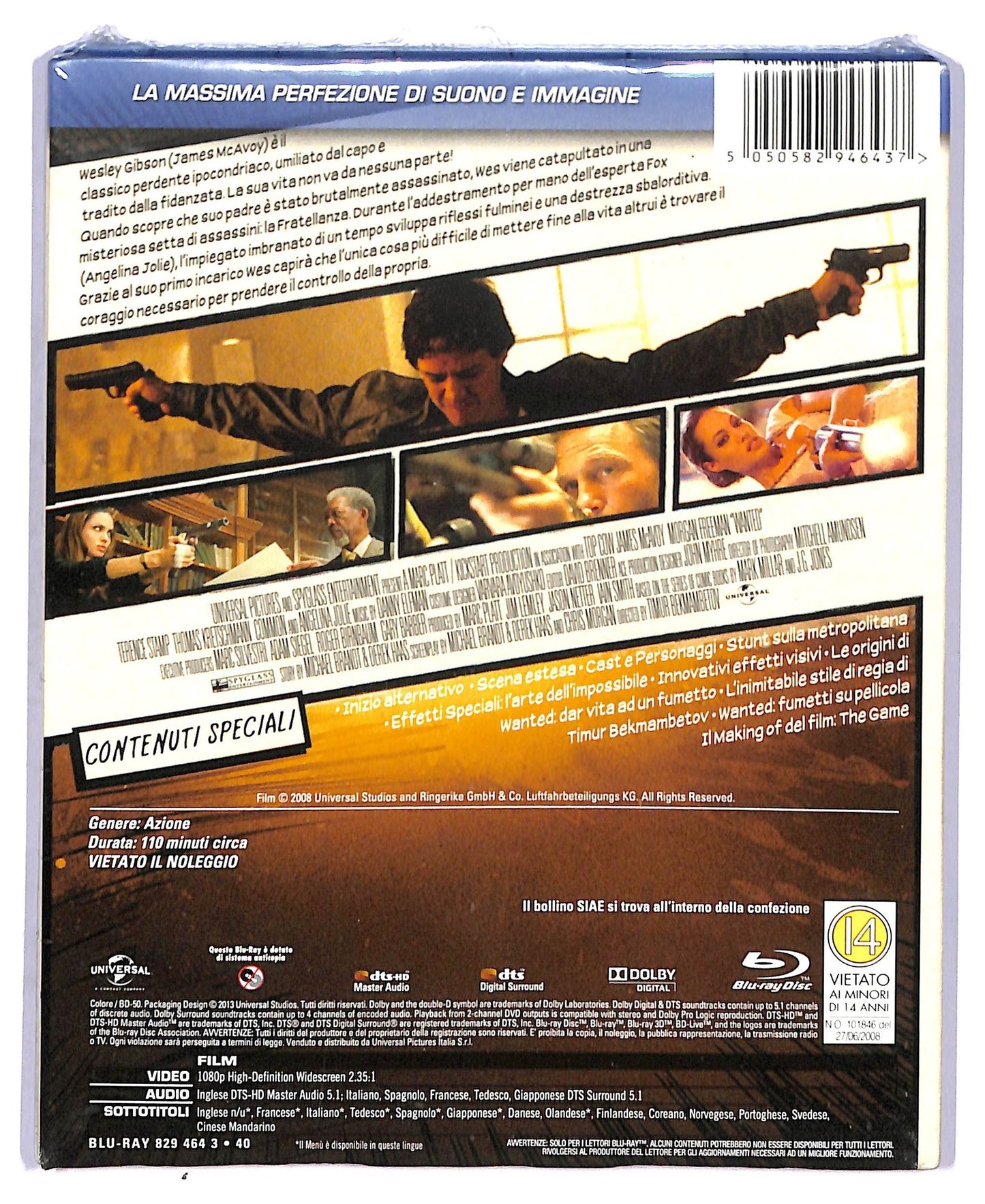 EBOND Wanted (Limited Reel Heroes Edition) BLURAY D758319