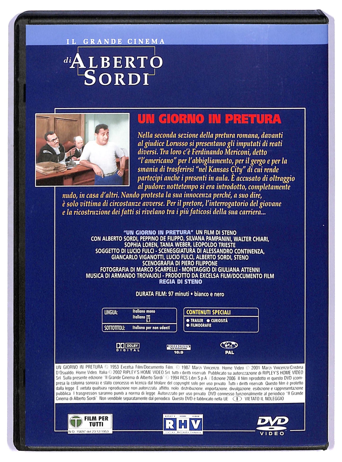 EBOND Un giorno in pretura EDITORIALE DVD D758519