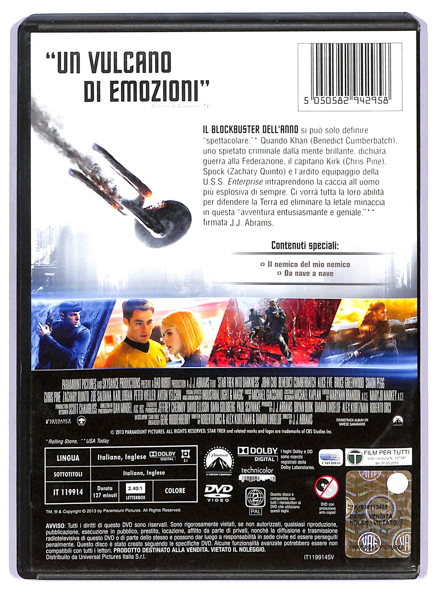 EBOND Star Trek Into Darkness DVD D758541