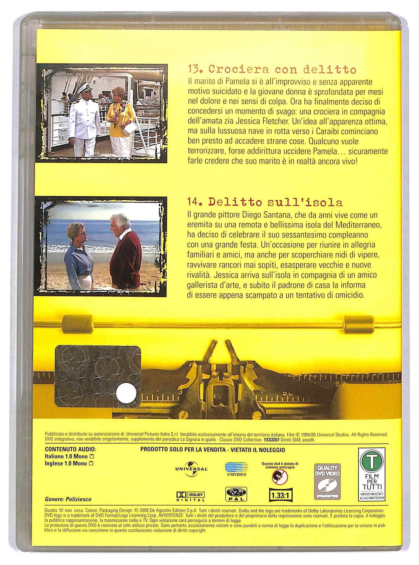 EBOND La Signora in Giallo Stagione 1 Episodi 13 - 14 EDITORIALE DVD D758624