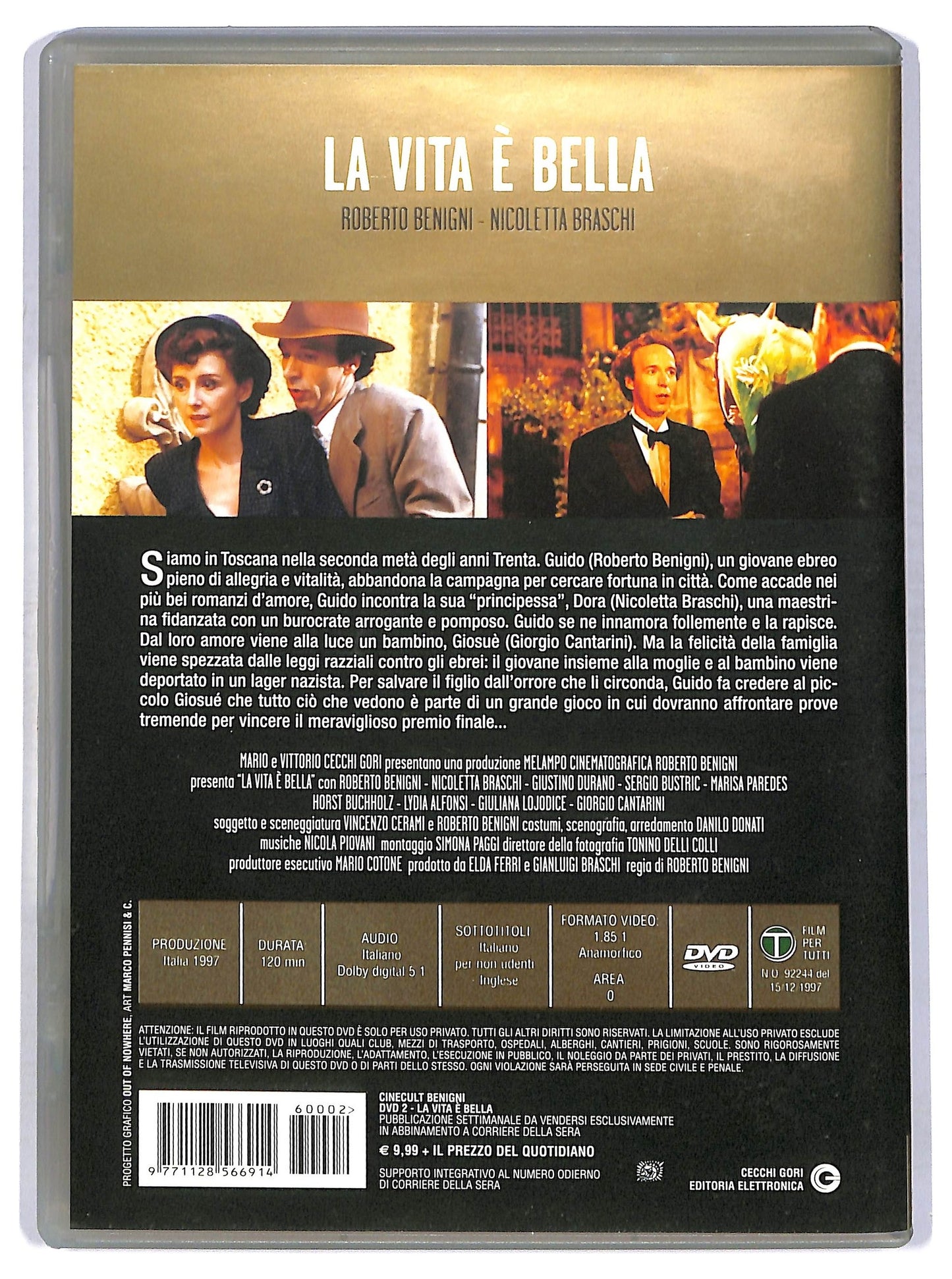 EBOND Benigni Vol.2 - La vita e bella EDITORIALE DVD D758646