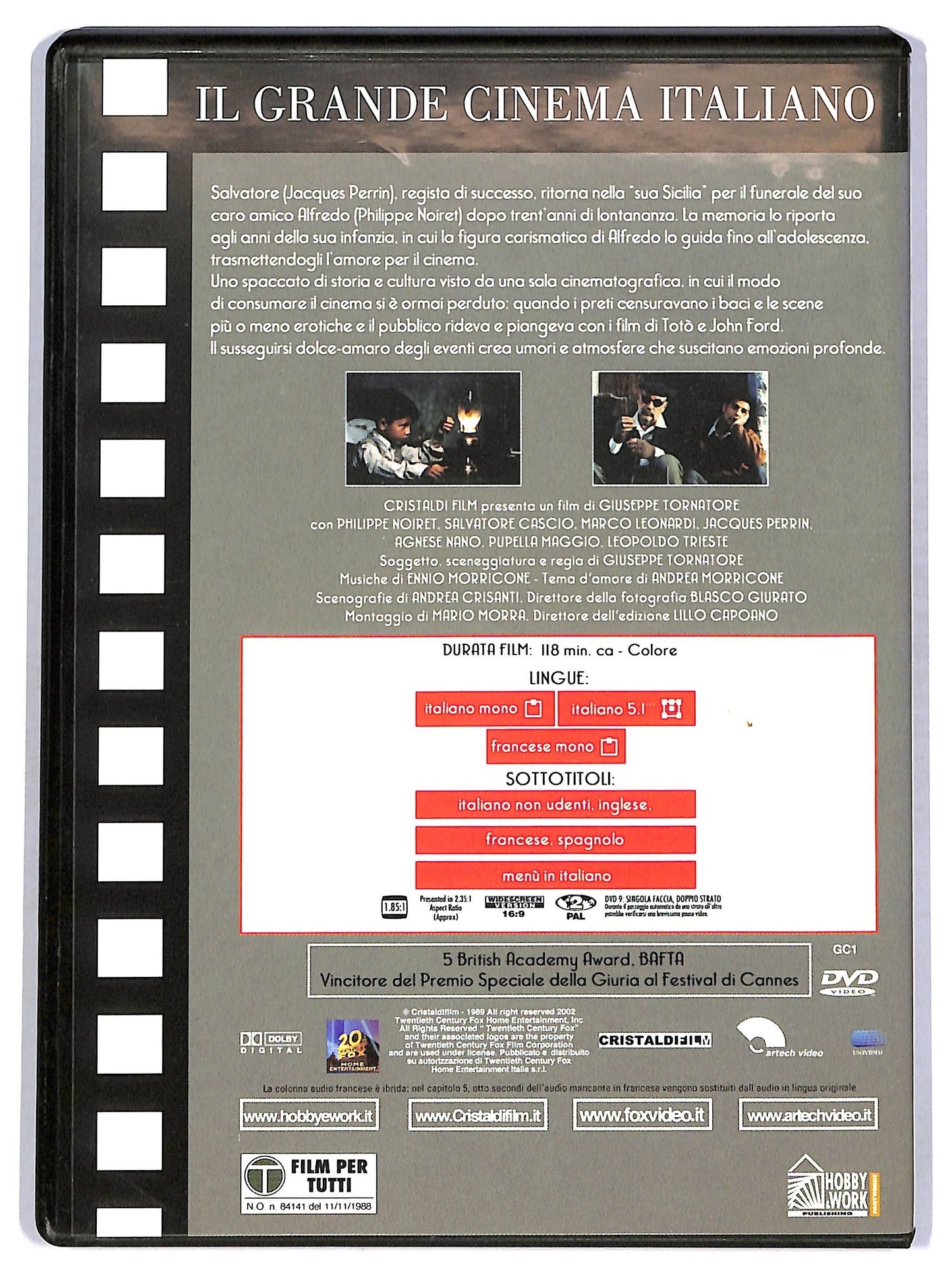 EBOND Nuovo Cinema Paradiso EDITORIALE DVD D758656