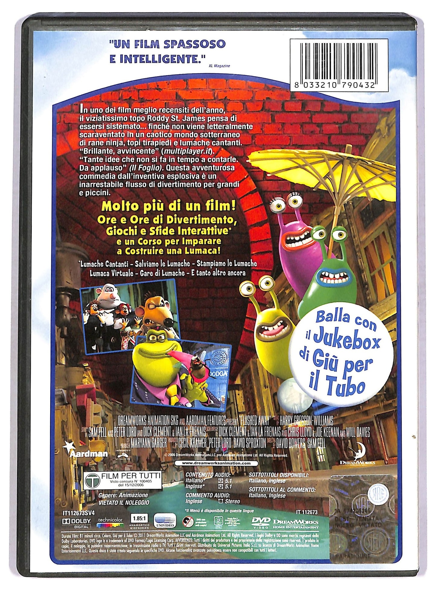 EBOND Giu per il tubo DVD D758704