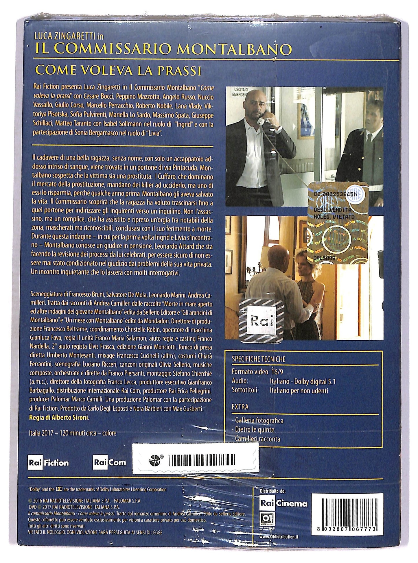 EBOND Commissario Montalbano Come Voleva La Prassi slipcase DVD SLIM D758706