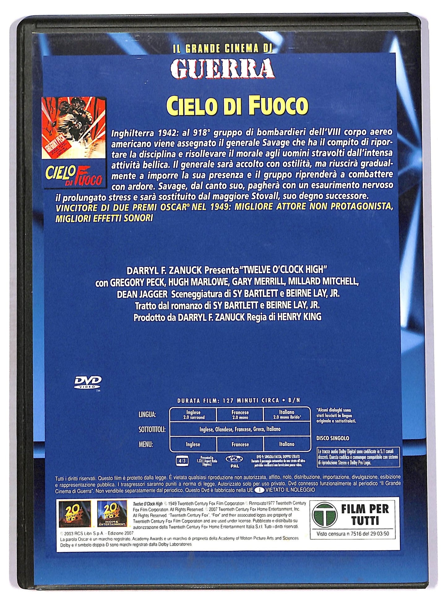 EBOND Cielo di fuoco EDITORIALE DVD D758715