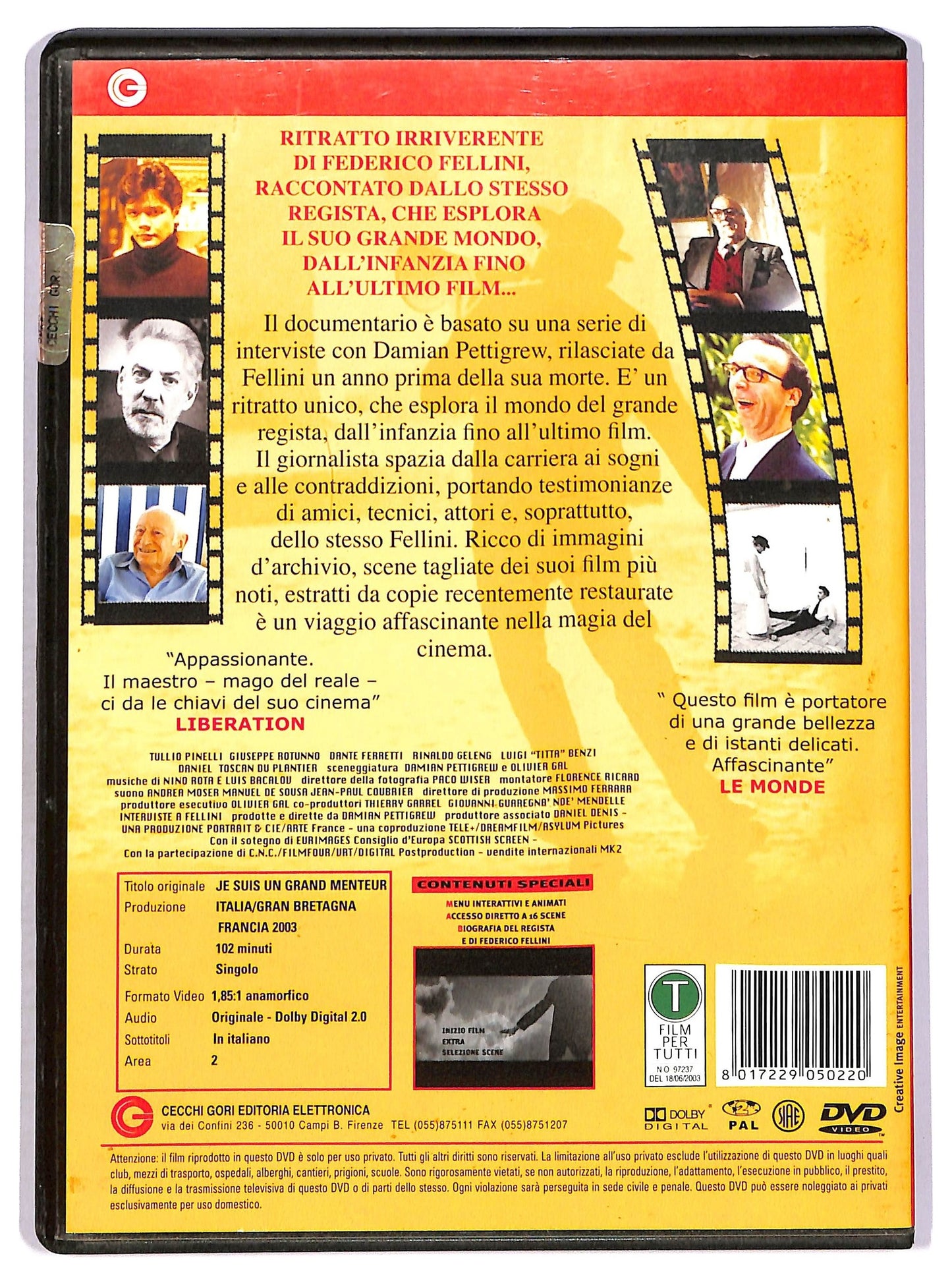 EBOND Fellini sono un gran bugiardo DVD D758724