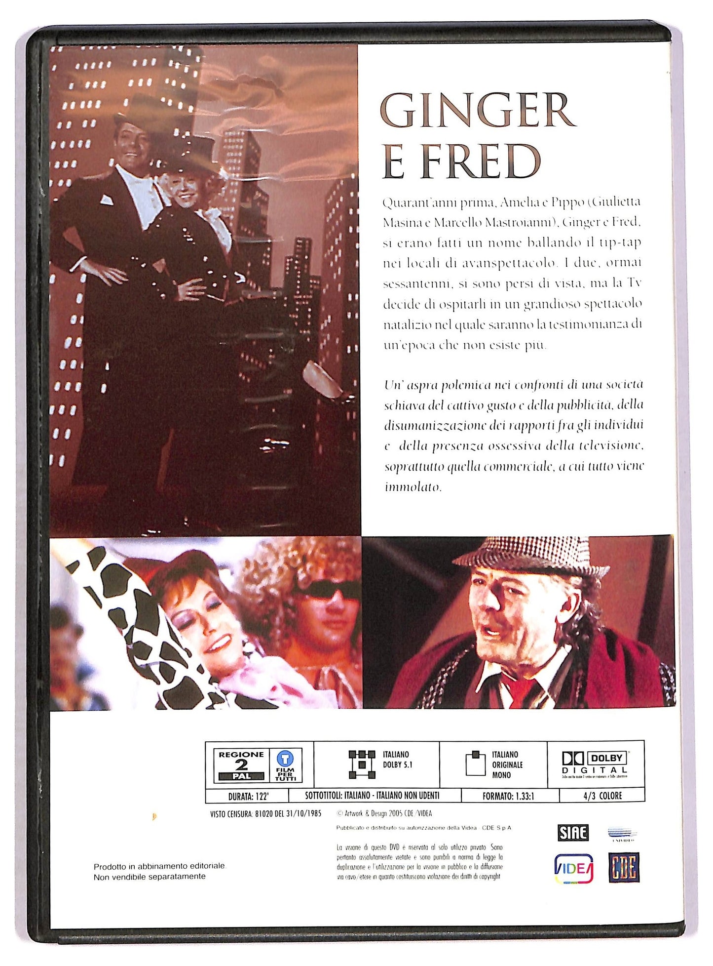 EBOND Ginger e Fred DVD D758760
