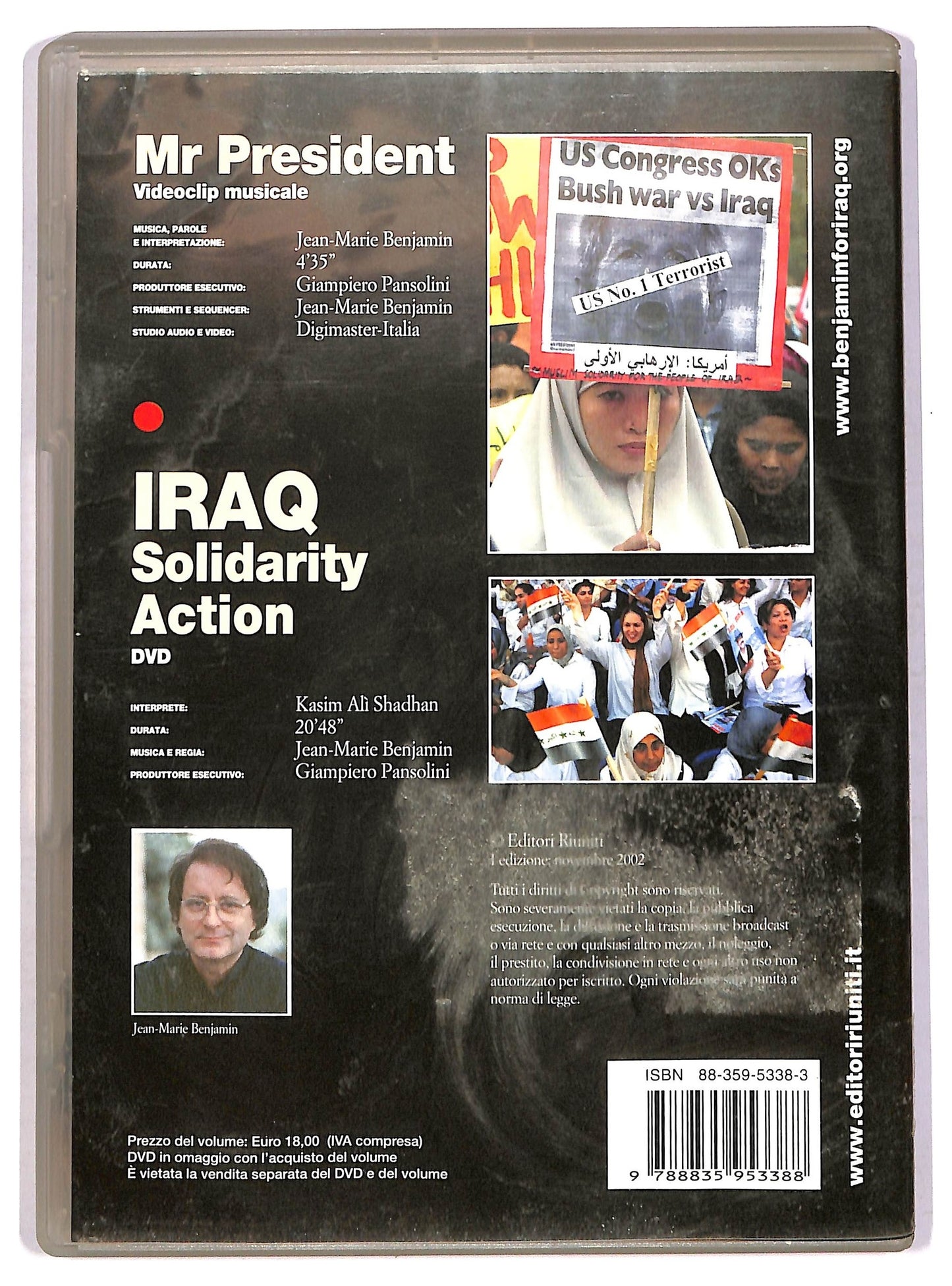 EBOND Mr President - Iraq - Solidarity Action - no libro EDITORIALE DVD D758804