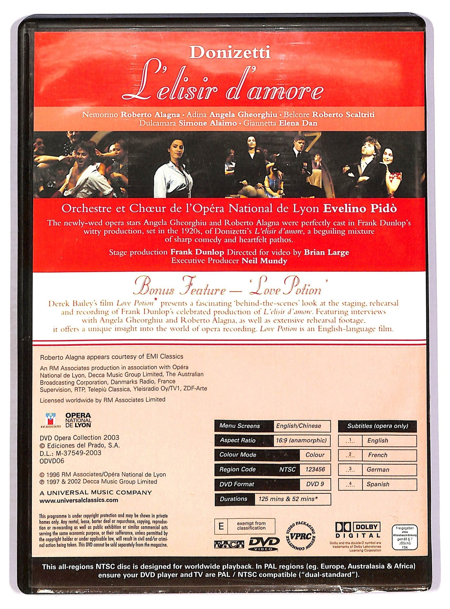 EBOND L'elisir D'Amore - Donizetti Opera Collection - Del Prato DVD D758809