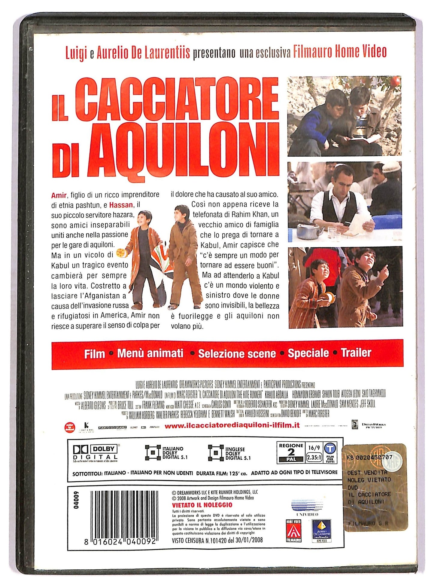 EBOND Il cacciatore di aquiloni DVD D758822