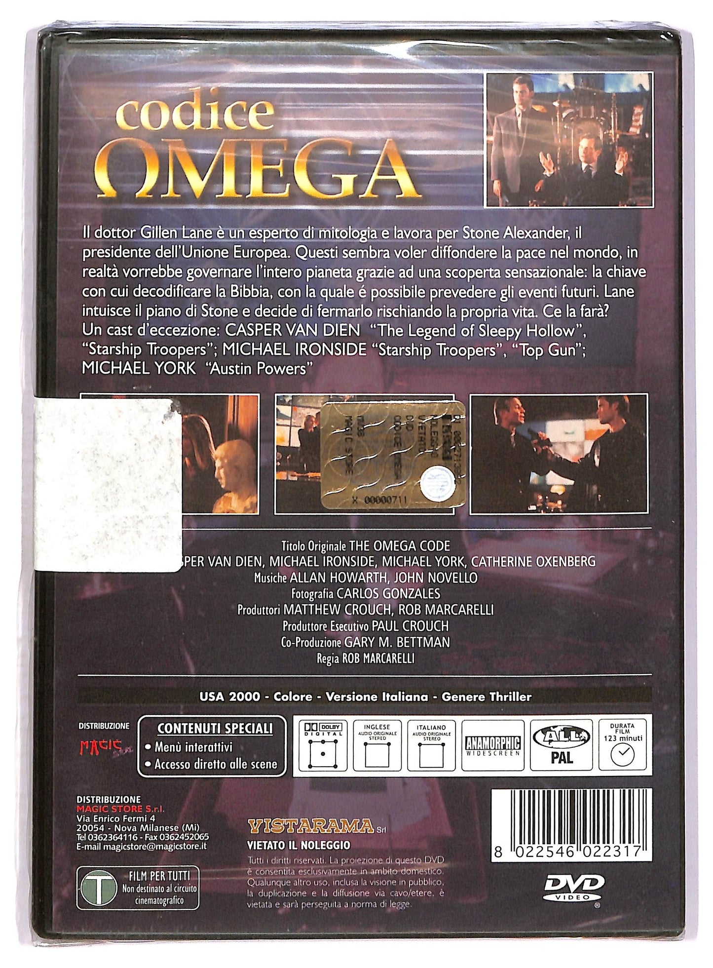 EBOND Codice omega DVD D758835
