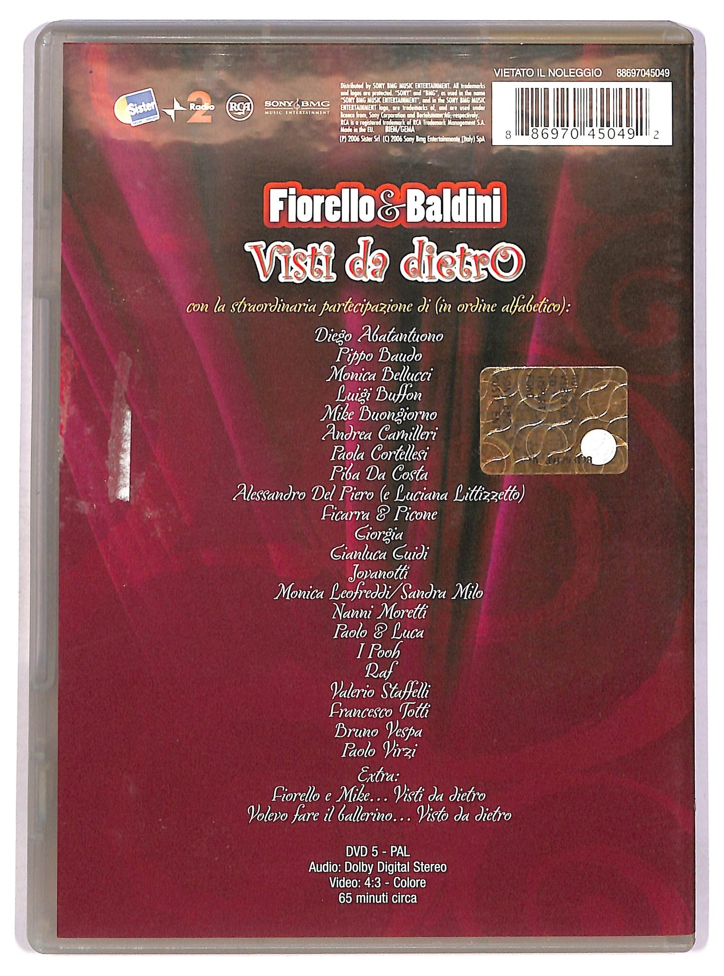 EBOND fiorello e baldini - visti da dietro DVD D758836
