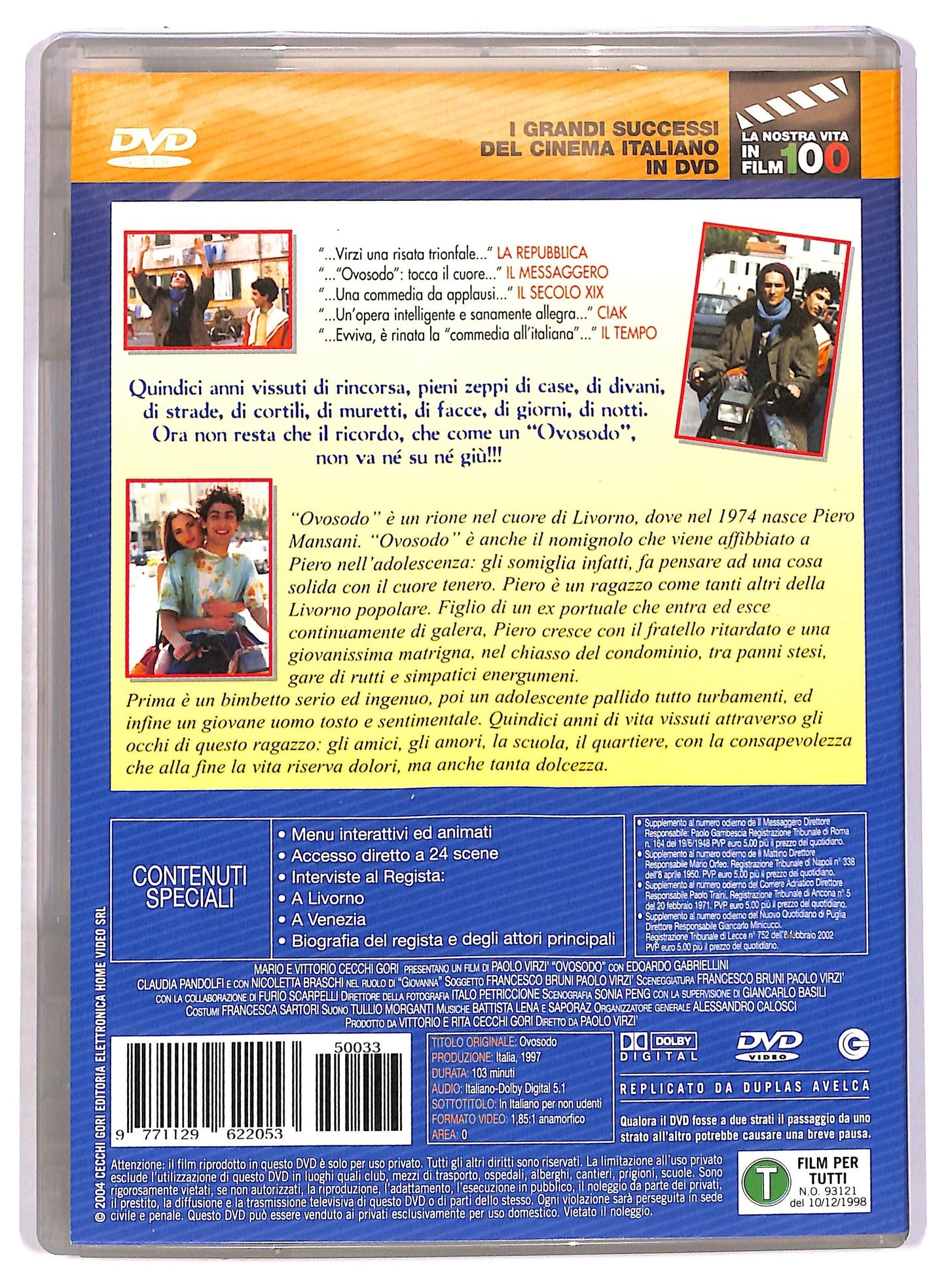 EBOND Ovosodo EDITORIALE DVD D758844