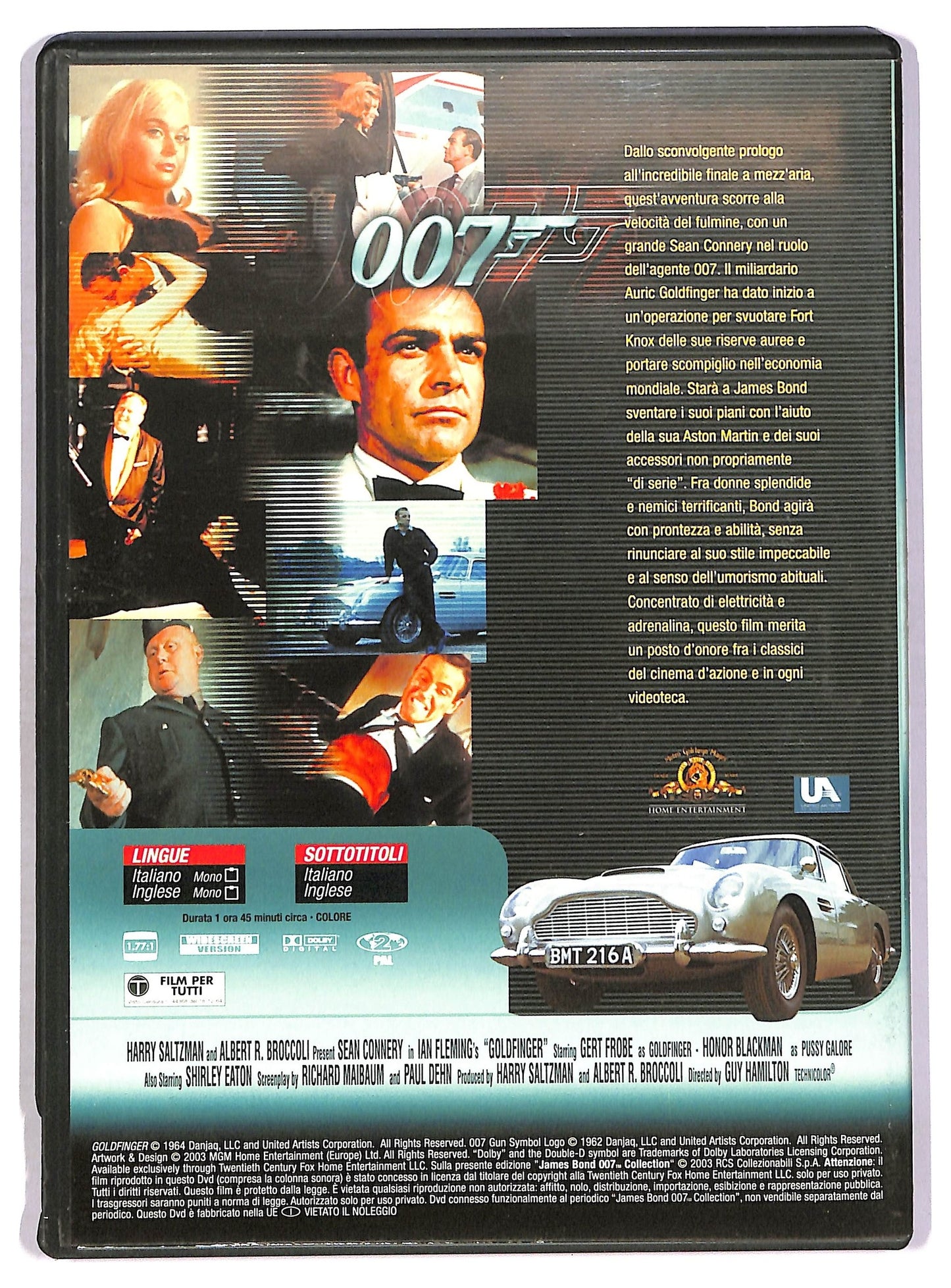 EBOND Missione Goldfinger- EDITORIALE DVD D758860