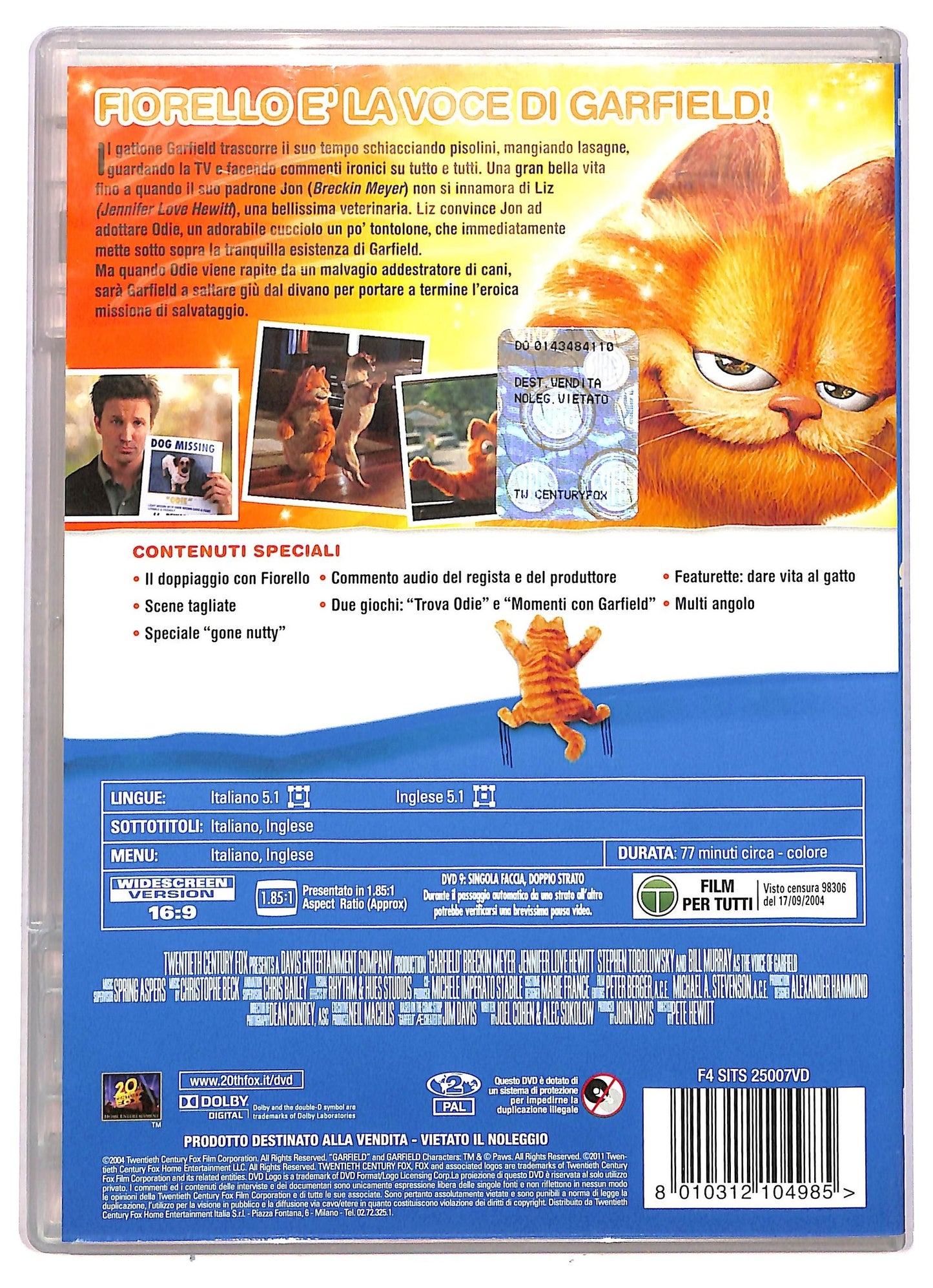EBOND Garfield - Il film DVD D758938
