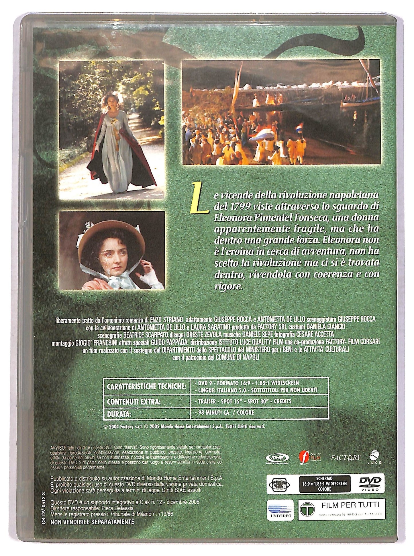 EBOND Il resto di niente EDITORIALE DVD D758949