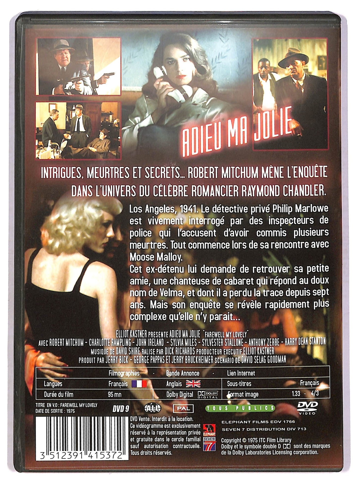 EBOND Adieu ma jolie - no ita DVD D758953
