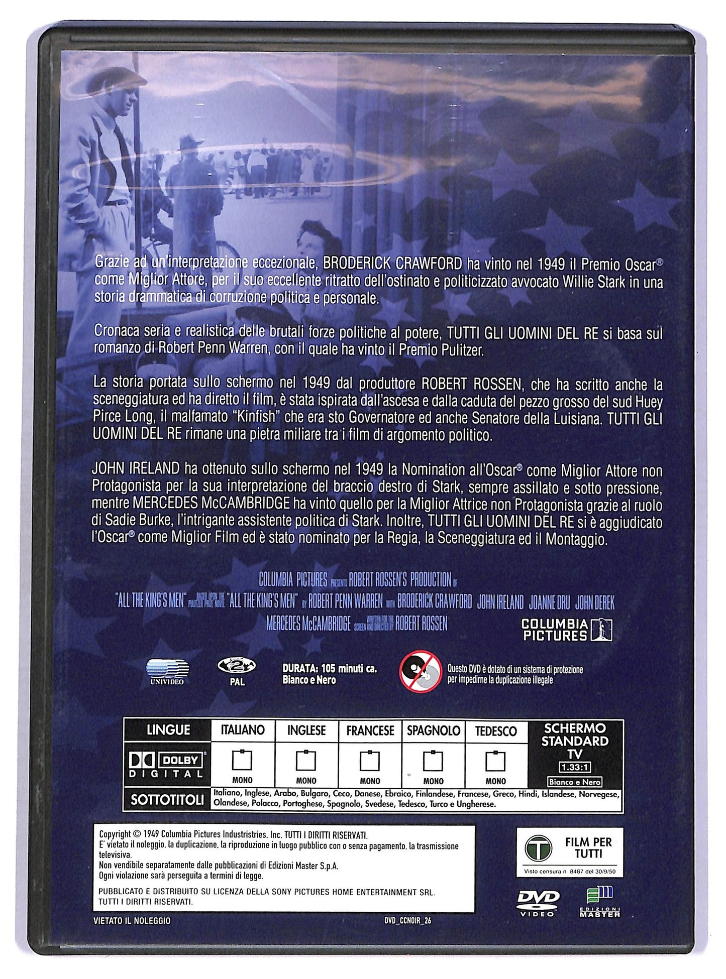 EBOND Tutti gli uomini del re EDITORIALE DVD D759024