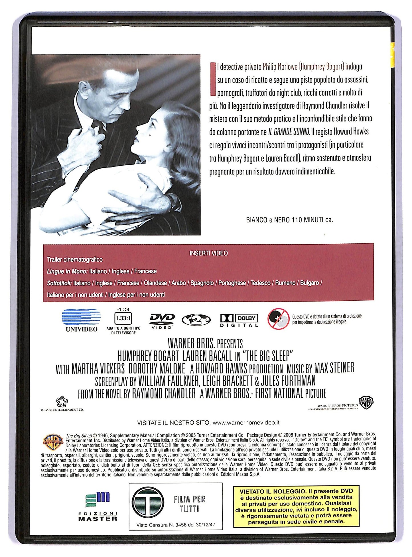 EBOND Il grande sonno EDITORIALE DVD D759027