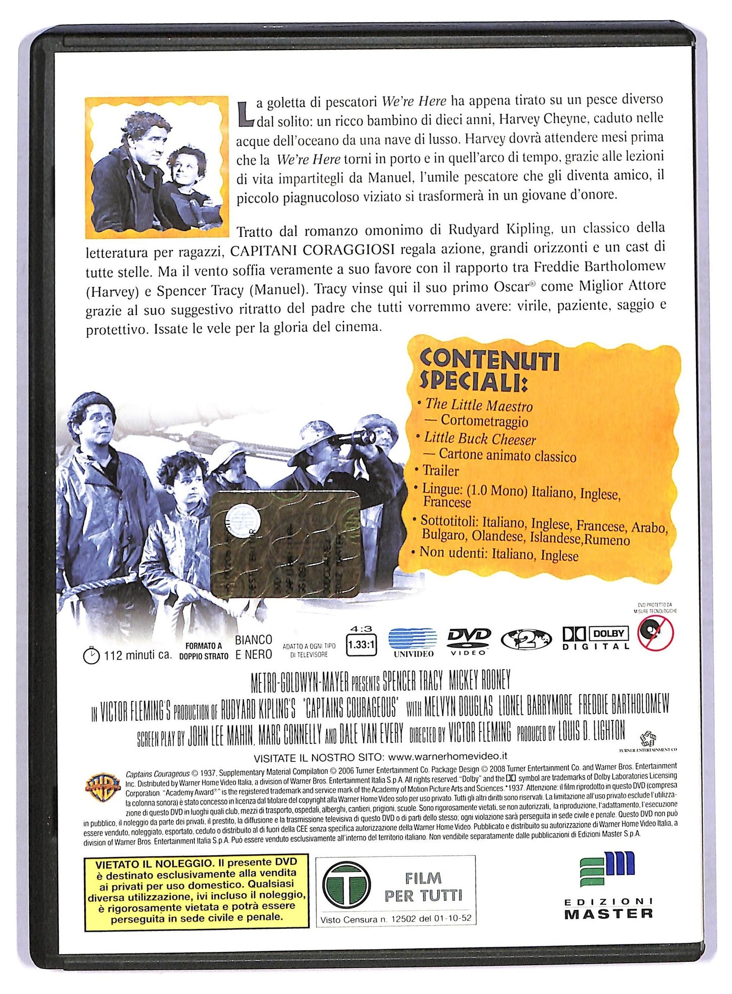 EBOND capitani coraggiosi EDITORIALE DVD D759058