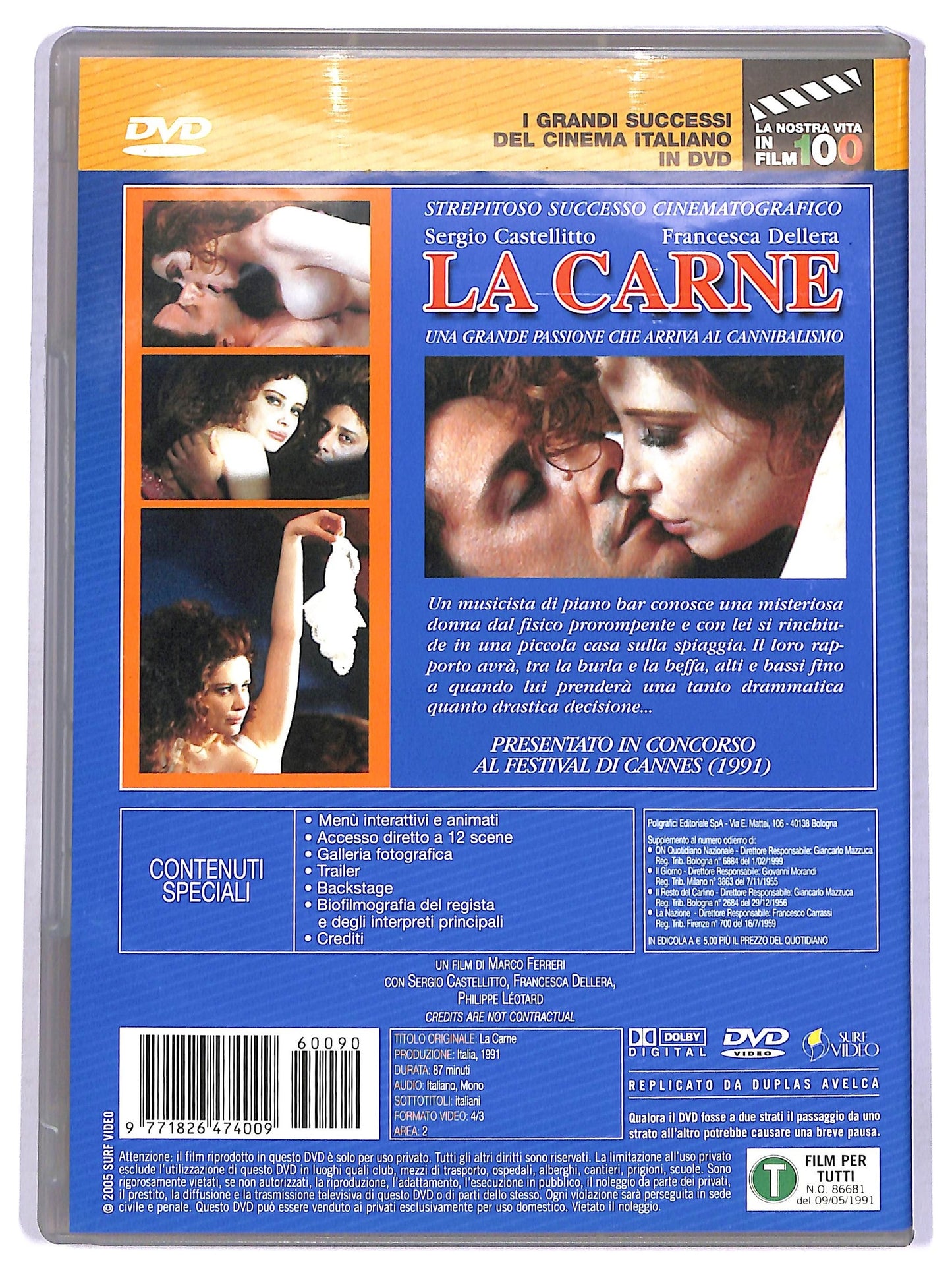 EBOND La Carne DVD Editoriale D759110
