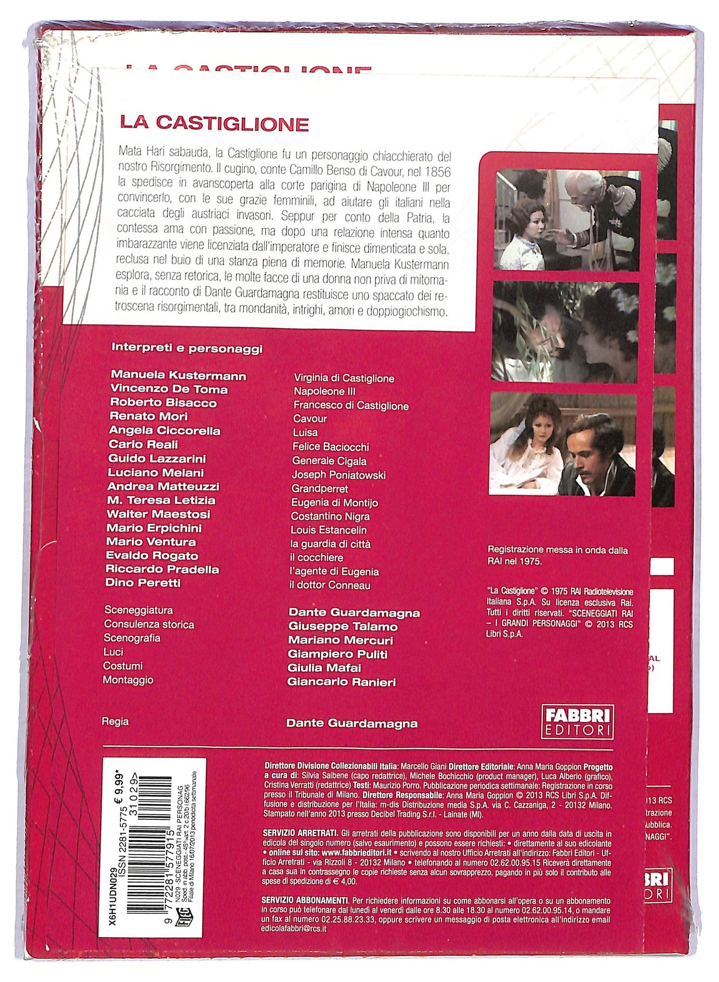EBOND Sceneggiati Rai La Castiglione puntate 1 - 2 EDITORIALE DVD D759134
